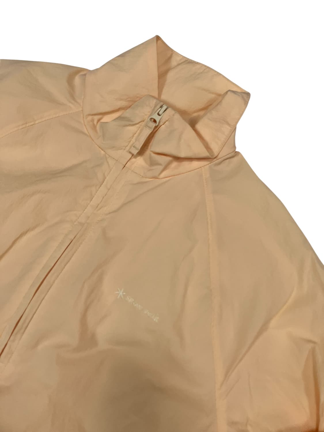 스노우피크 바람막이 집업 자켓 살구색 90 상품이미지2