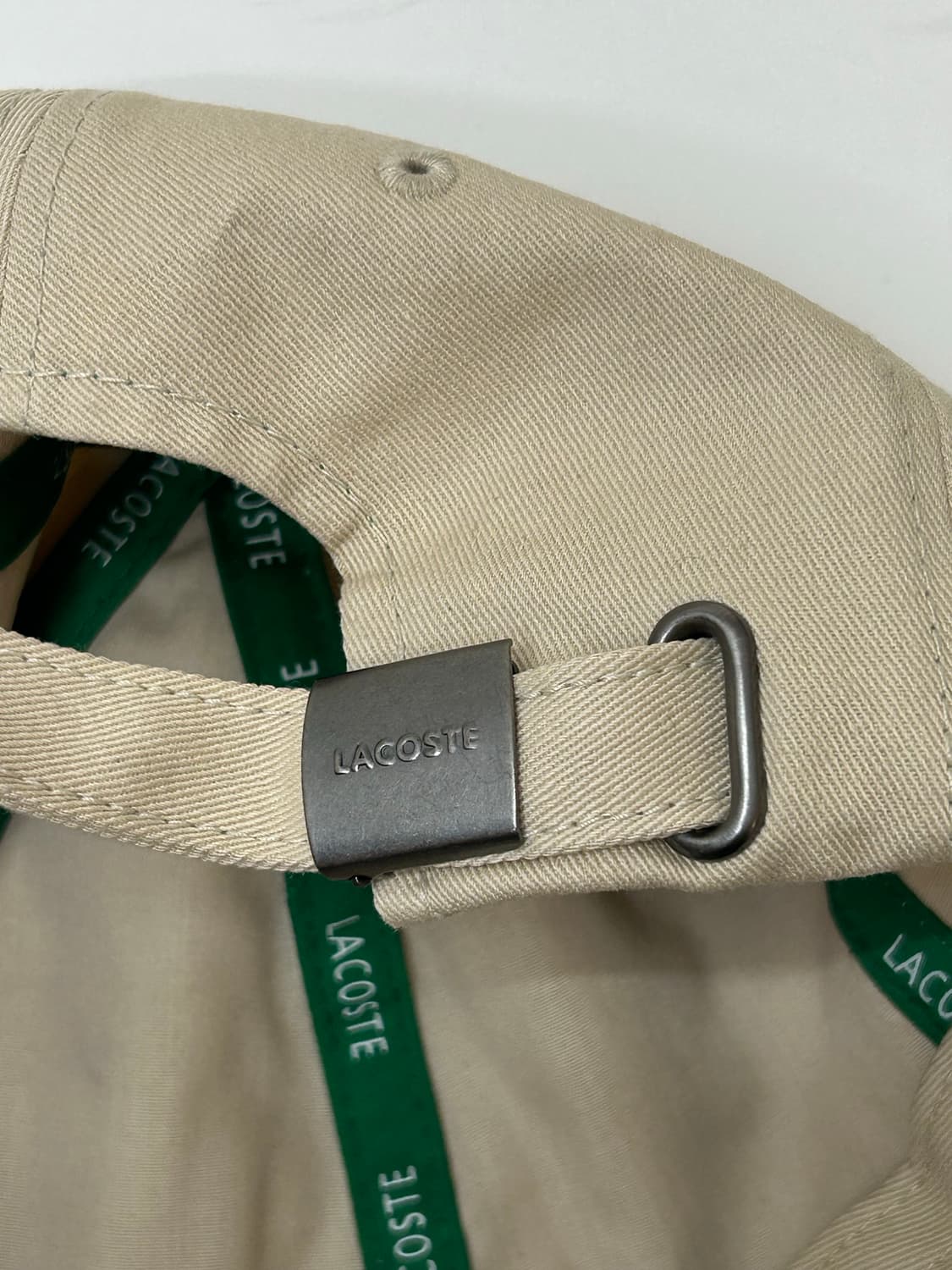 Lacost 라코스테 베이지 캡  상품이미지5