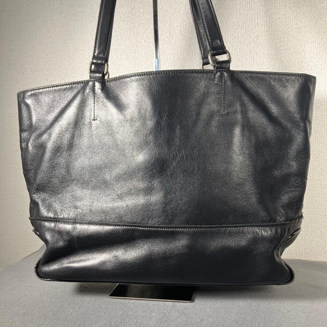 랑방 온 블루 소가죽 재팬 러거지 토트백 상품이미지2