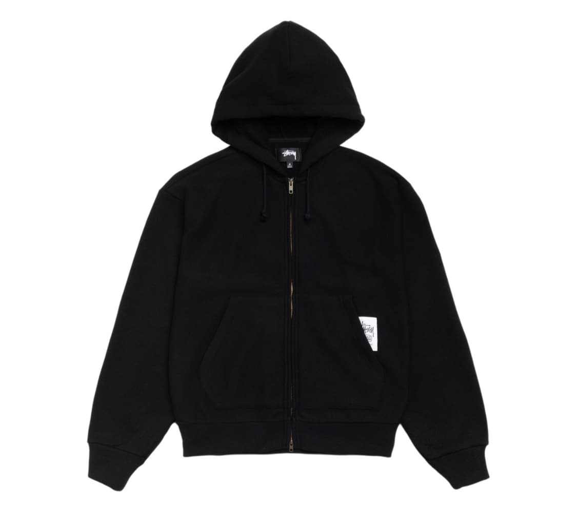 [S] 스투시 브라스 니트 후드 집업 상품이미지1