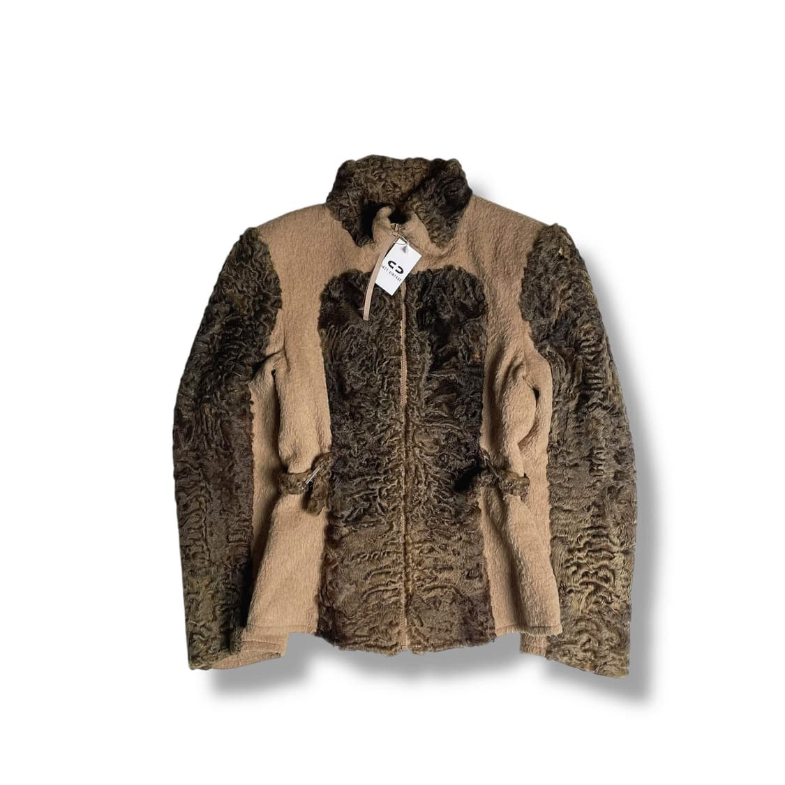 Gianfranco ferre 퓨어 라나 퍼 집업 자켓 (italy)   상품이미지1