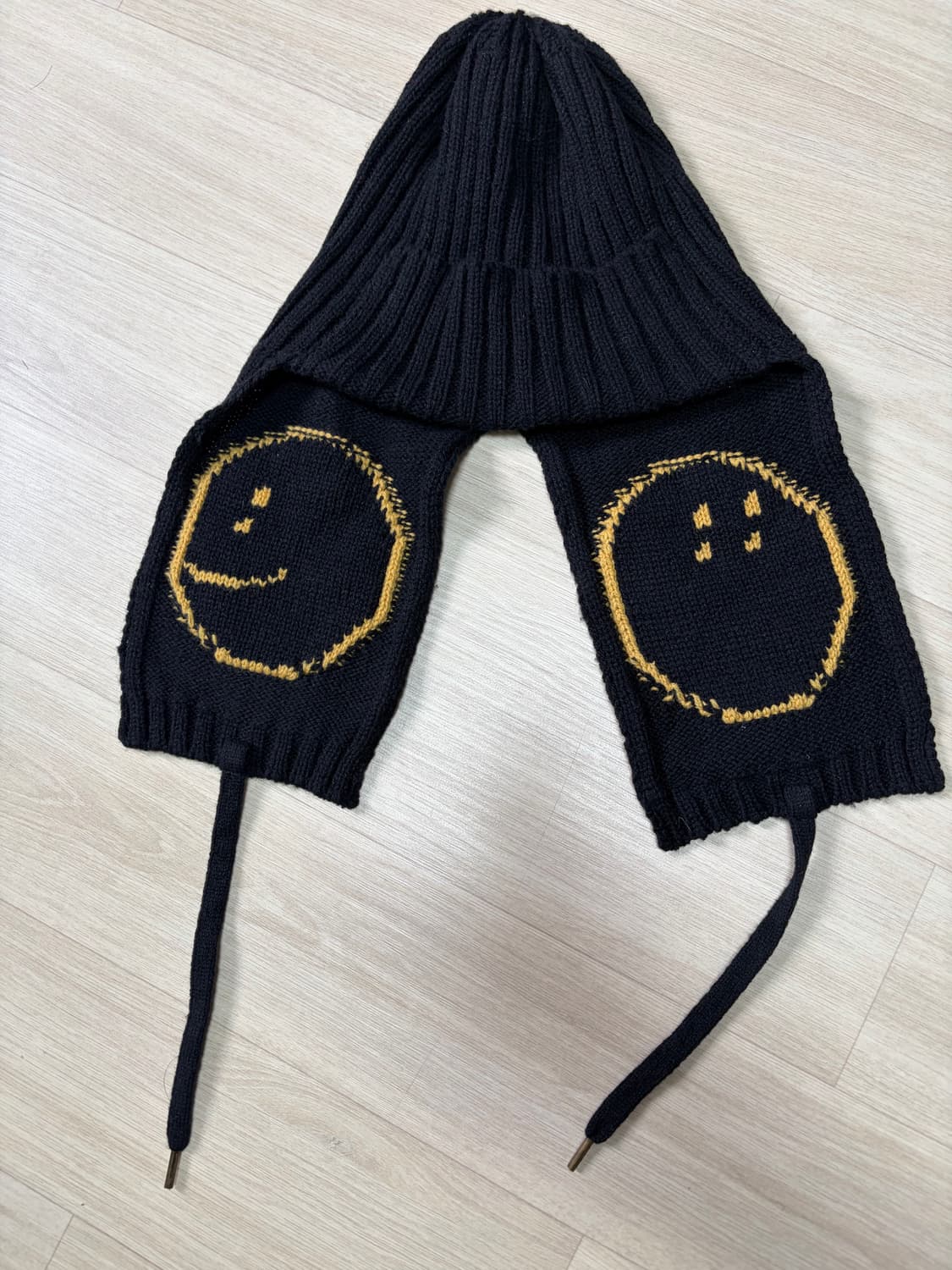 캐피탈 5G 울 프로필 레인보위 게일 캡 숏 블랙 (k2311kn563) 상품이미지2