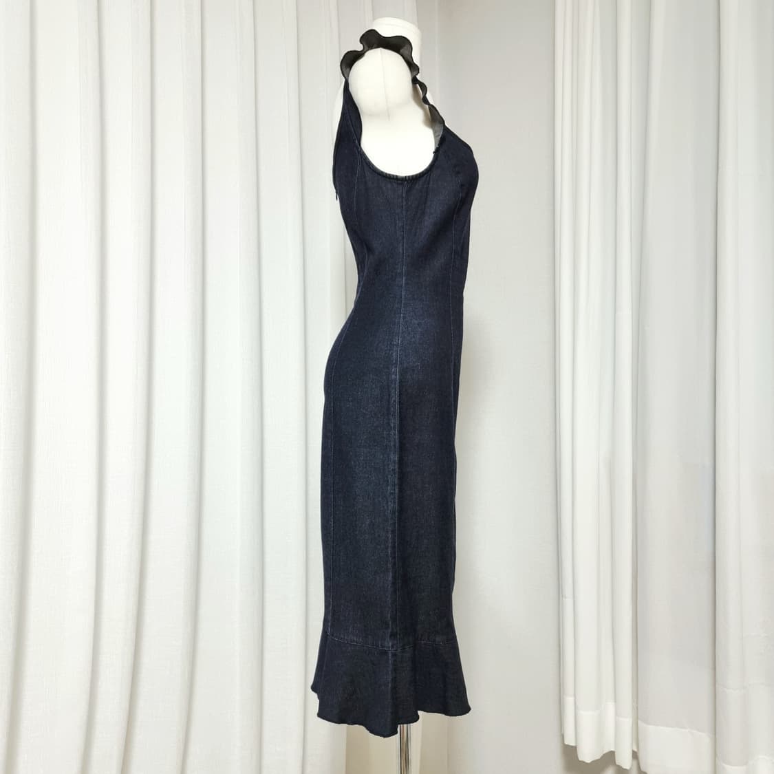 모스키노 JEANS 프릴포인트 데님 원피스 (44-55) 상태좋음 상품이미지2