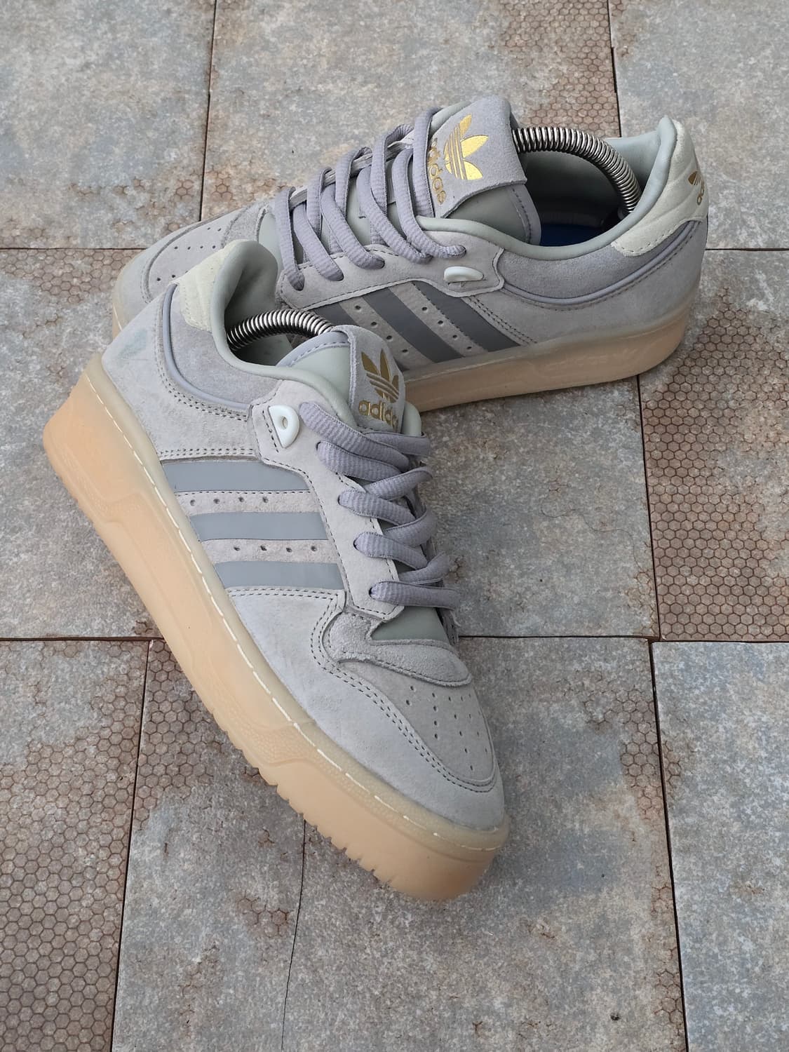 (225)아디다스 라이벌리 로우 86 그레이 상품이미지6