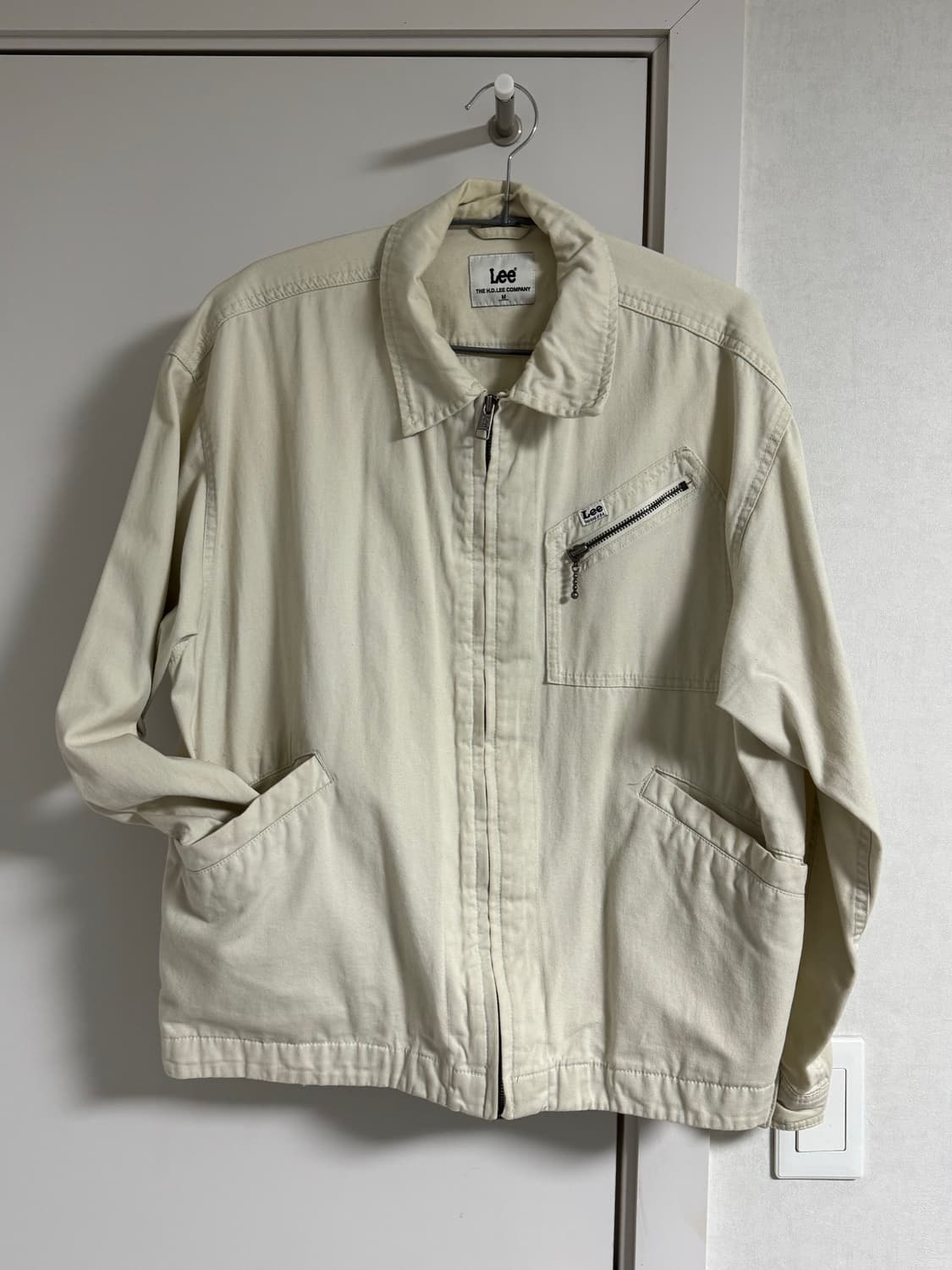 Lee 91B 블루종 자켓 아이보리 상품이미지1