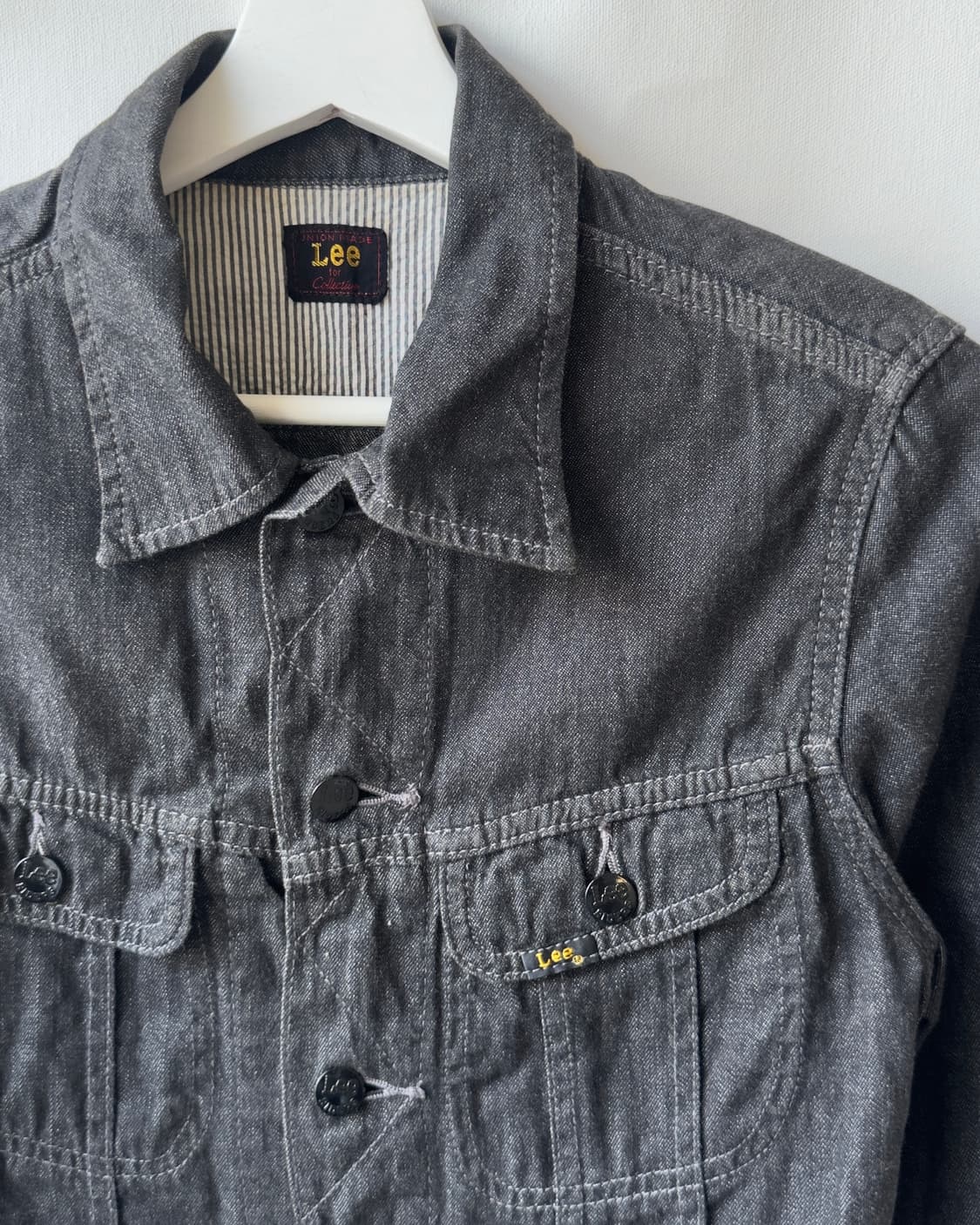 [LEE] black jean jacket 상품이미지1