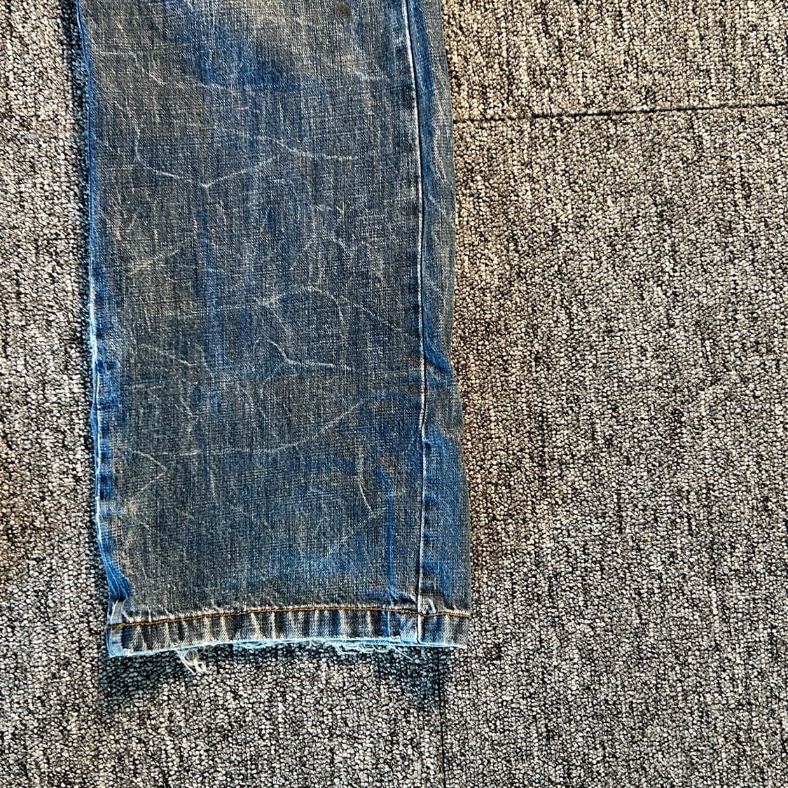 T2X JEANS jpn 빈티지 워싱 자수 데님 팬츠  상품이미지6