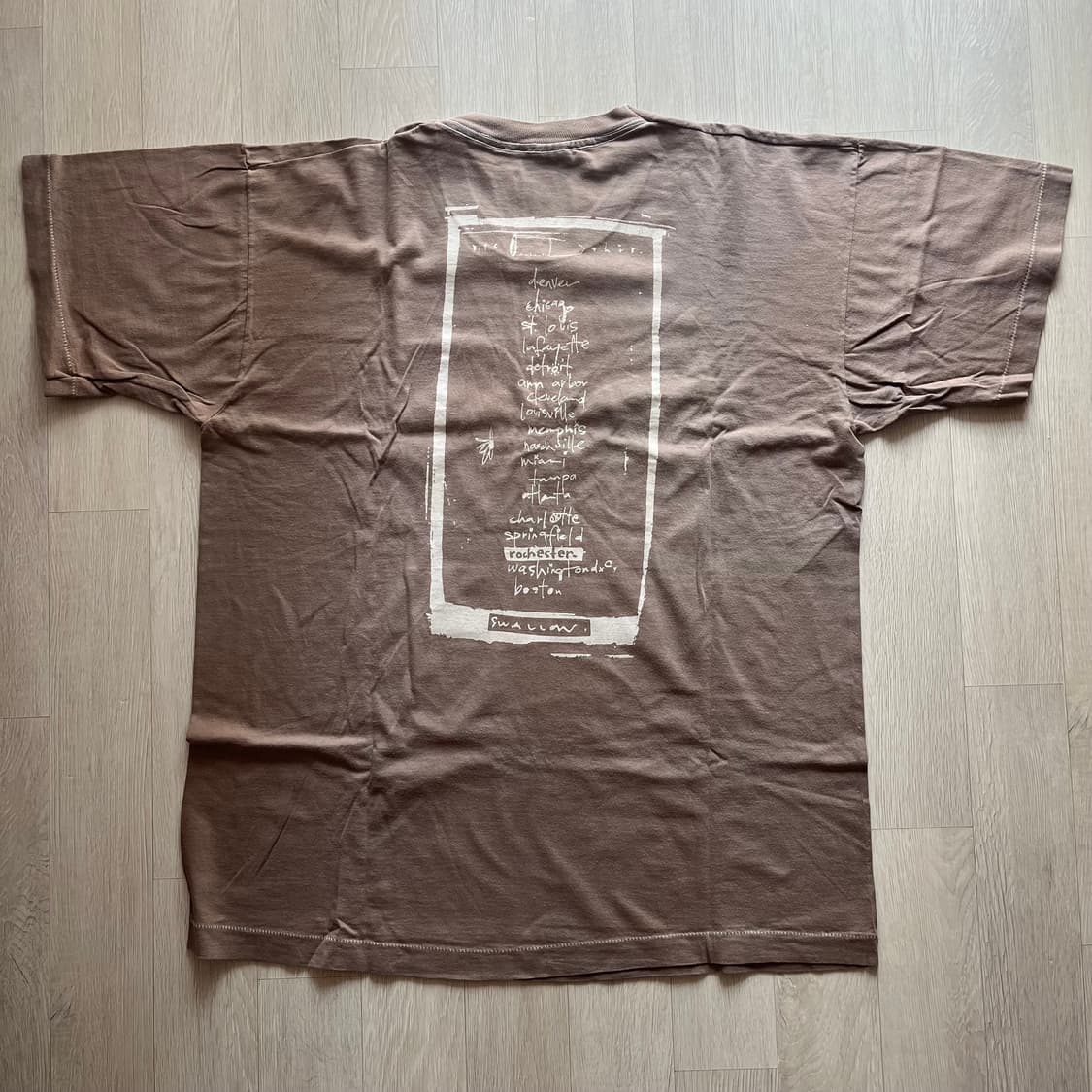 90s 빈티지 OG 싱글스티치 PEARL JAM 반팔티 상품이미지7