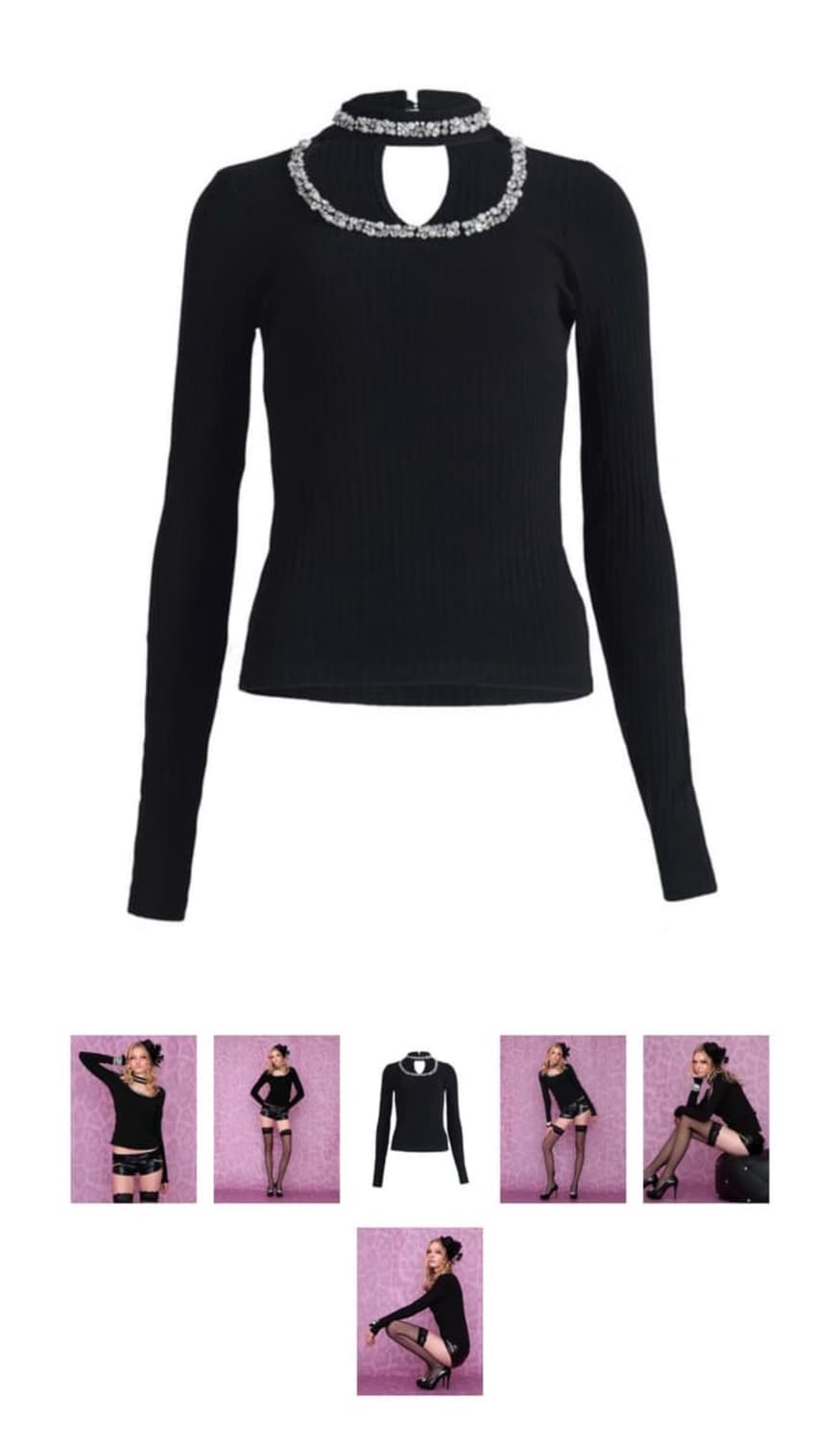 베이비메탈클럽 쥬얼초커티 상품이미지2