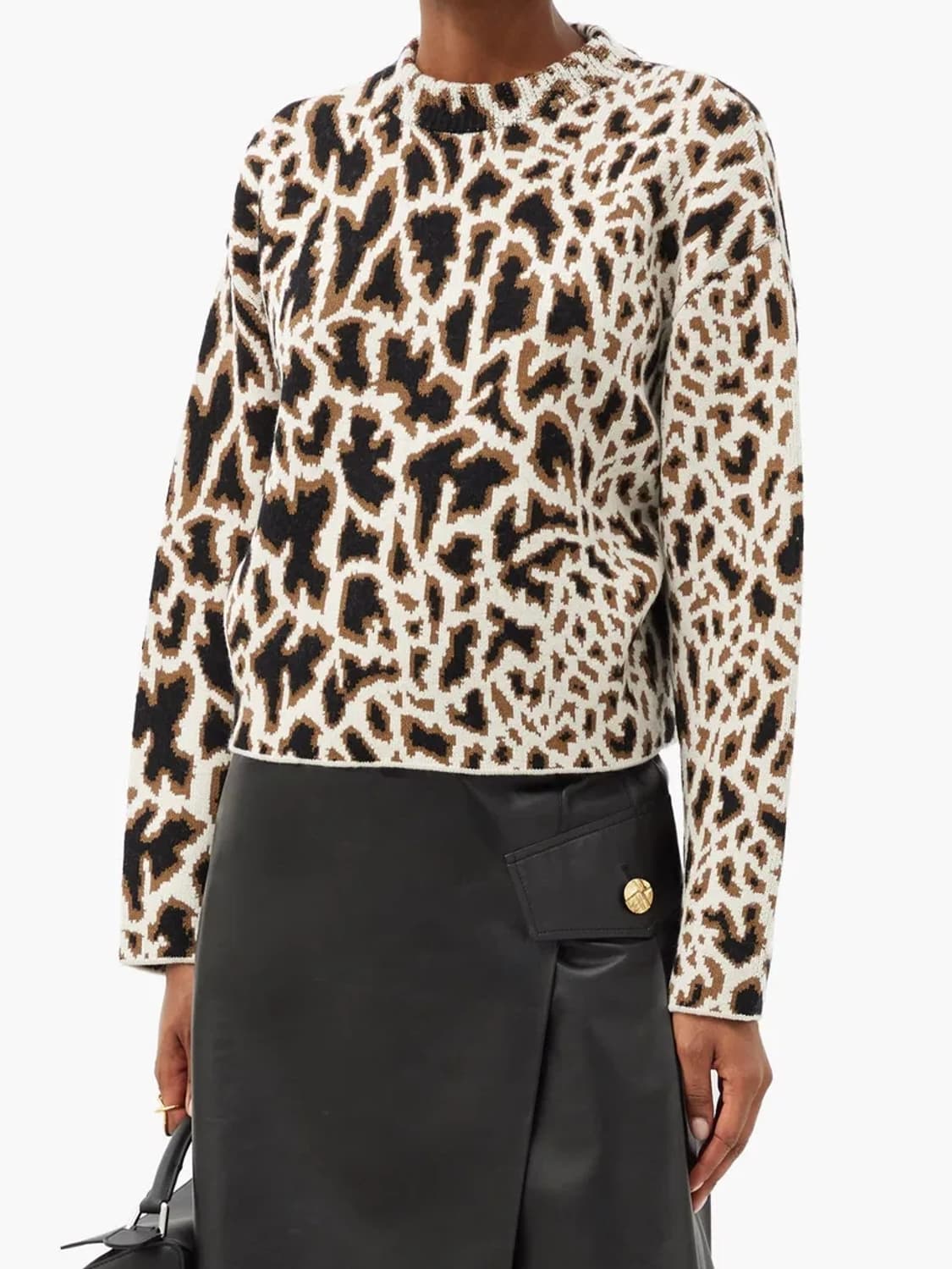 (정품)프로엔자슐러 Proenza Schouler 브라운자카드패턴 스웨터 상품이미지3