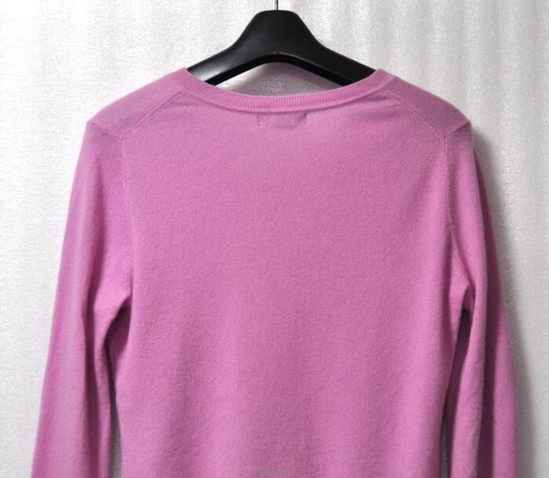 타하리(TAHARI)/여성브이넥캐시미어니트티(캐시미어100%)사이즈77 상품이미지4