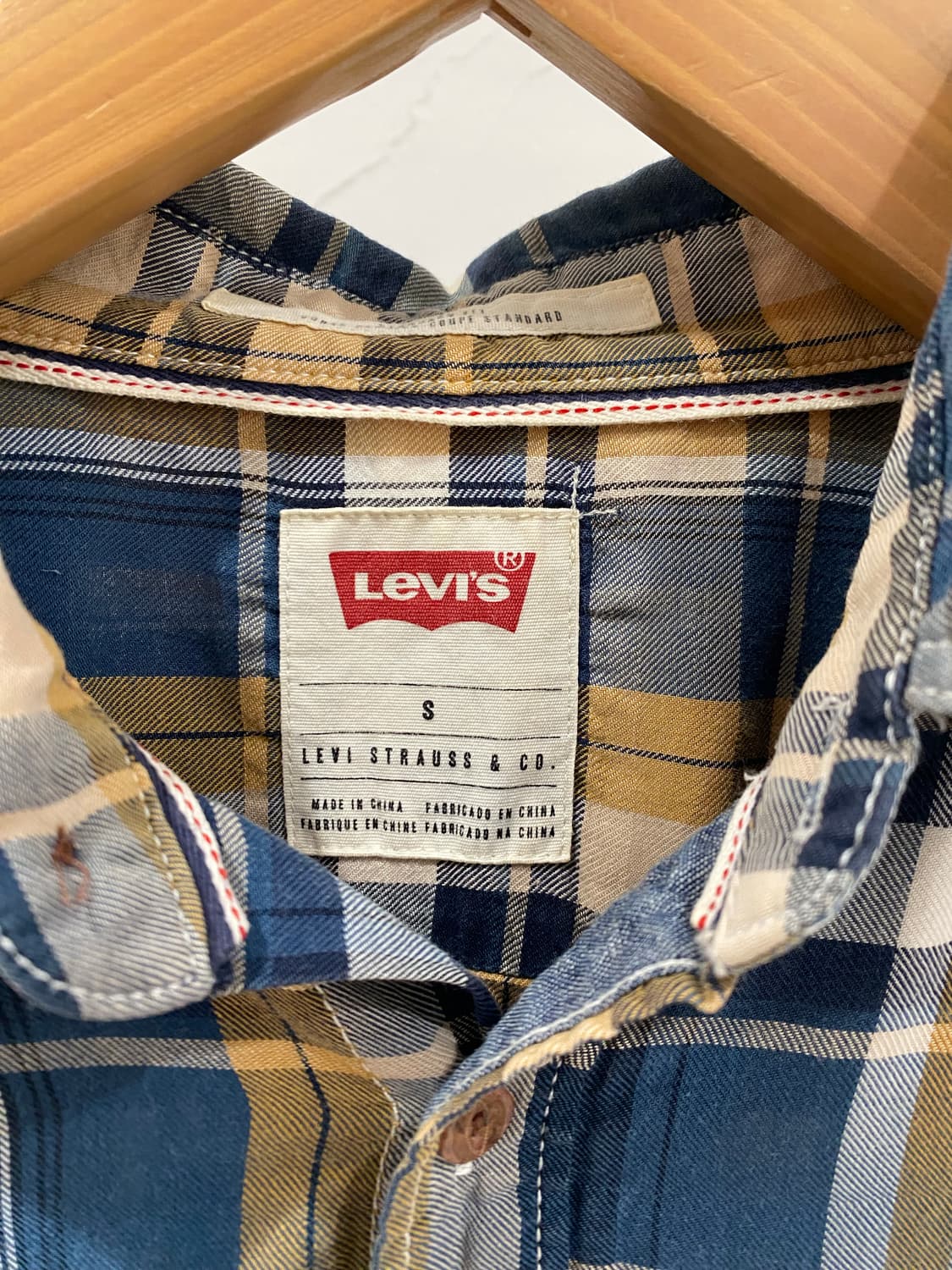 리바이스 화이트탭 셔츠 상품이미지6