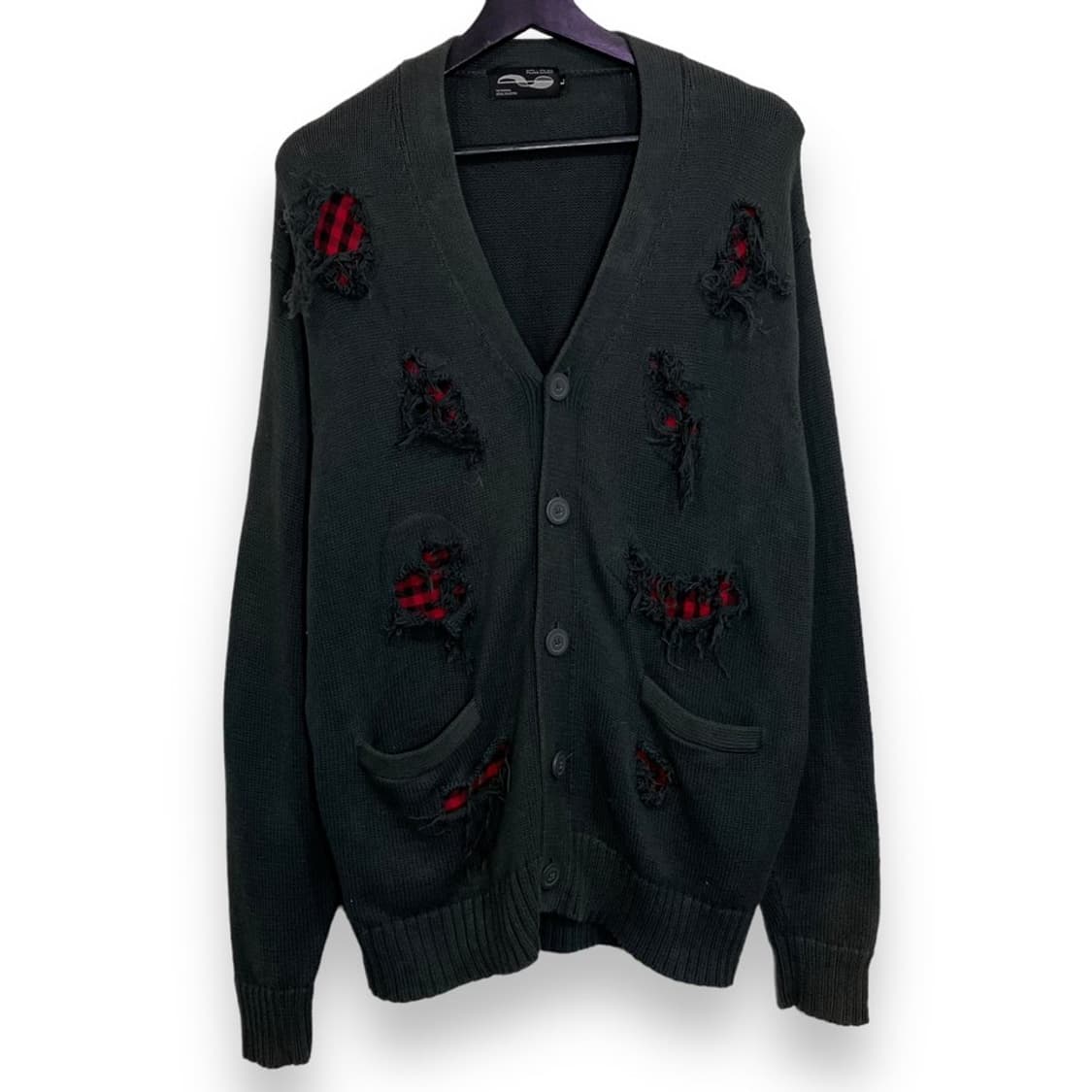 펑크 락시크 티테일 가디건 상품이미지2