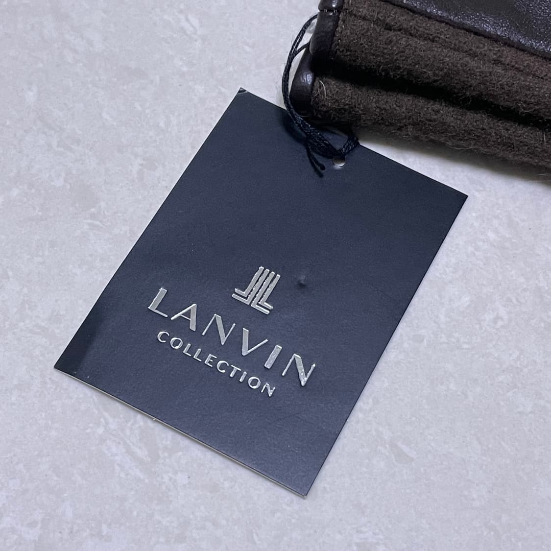 LANVIN 랑방 컬렉션 다크브라운 양가죽장갑 새상품 상품이미지5
