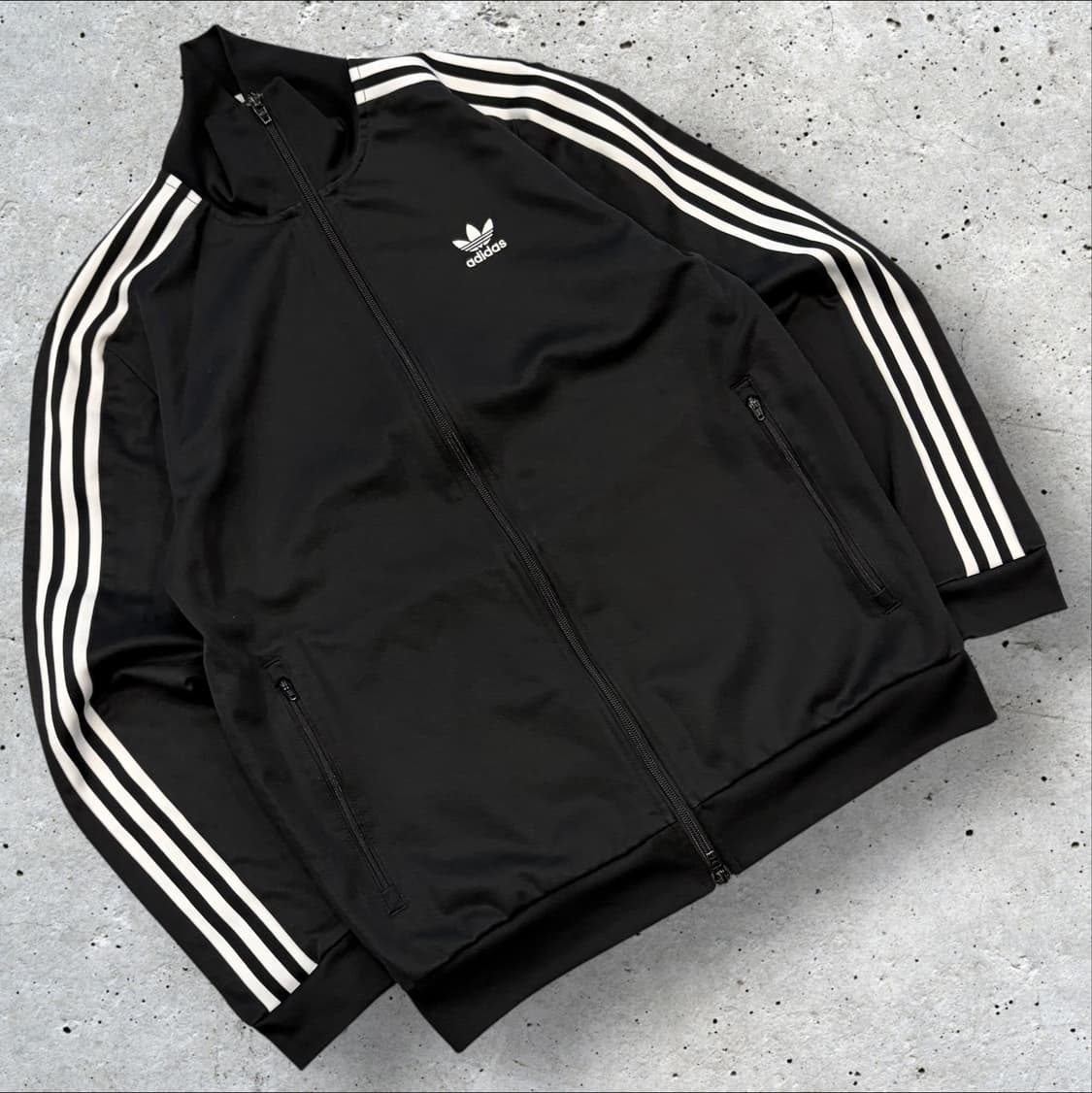 [L] 아디다스 베켄바우어 삼선 트랙탑 져지 블랙 D163 상품이미지1