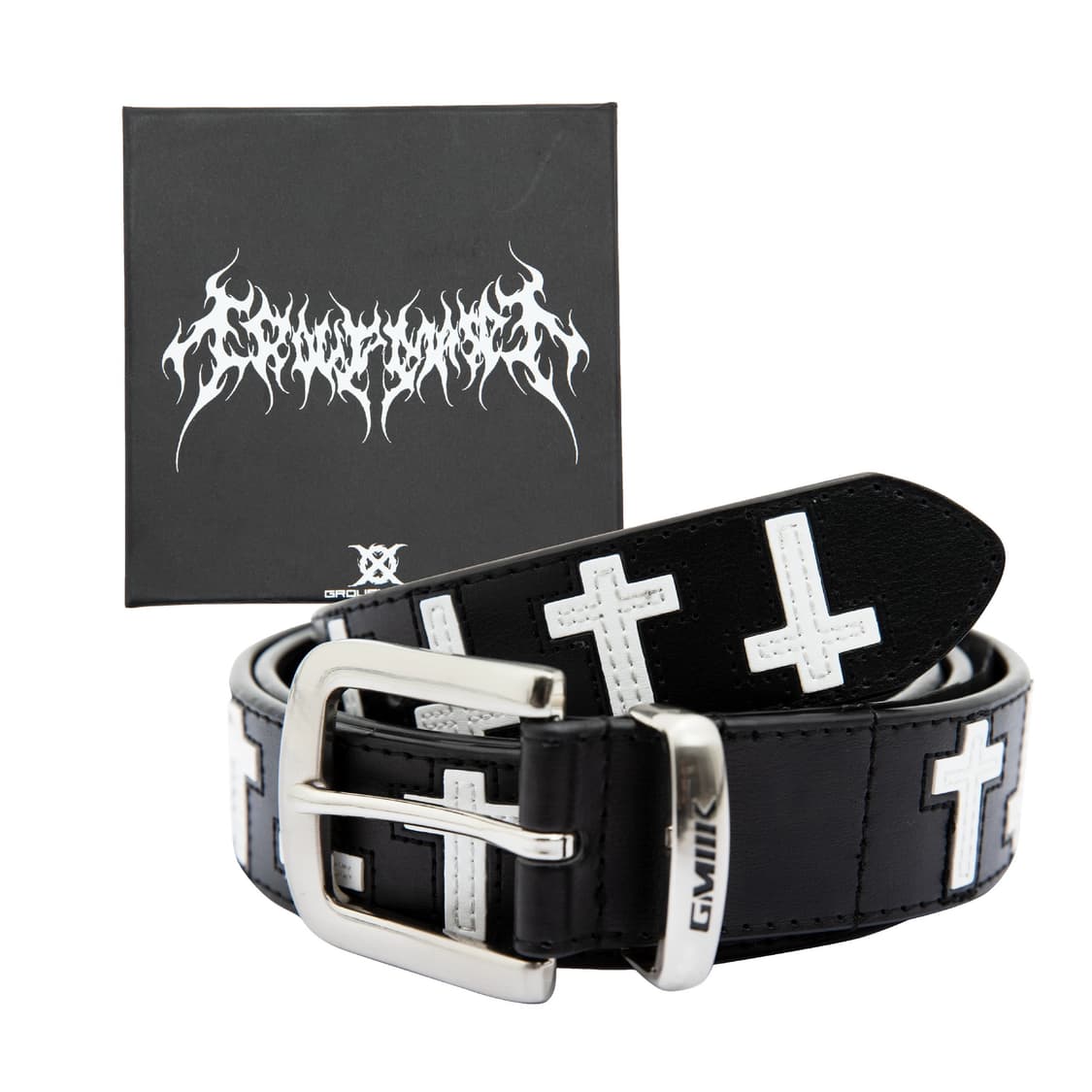 Midnight Cross Leather Belt 상품이미지3