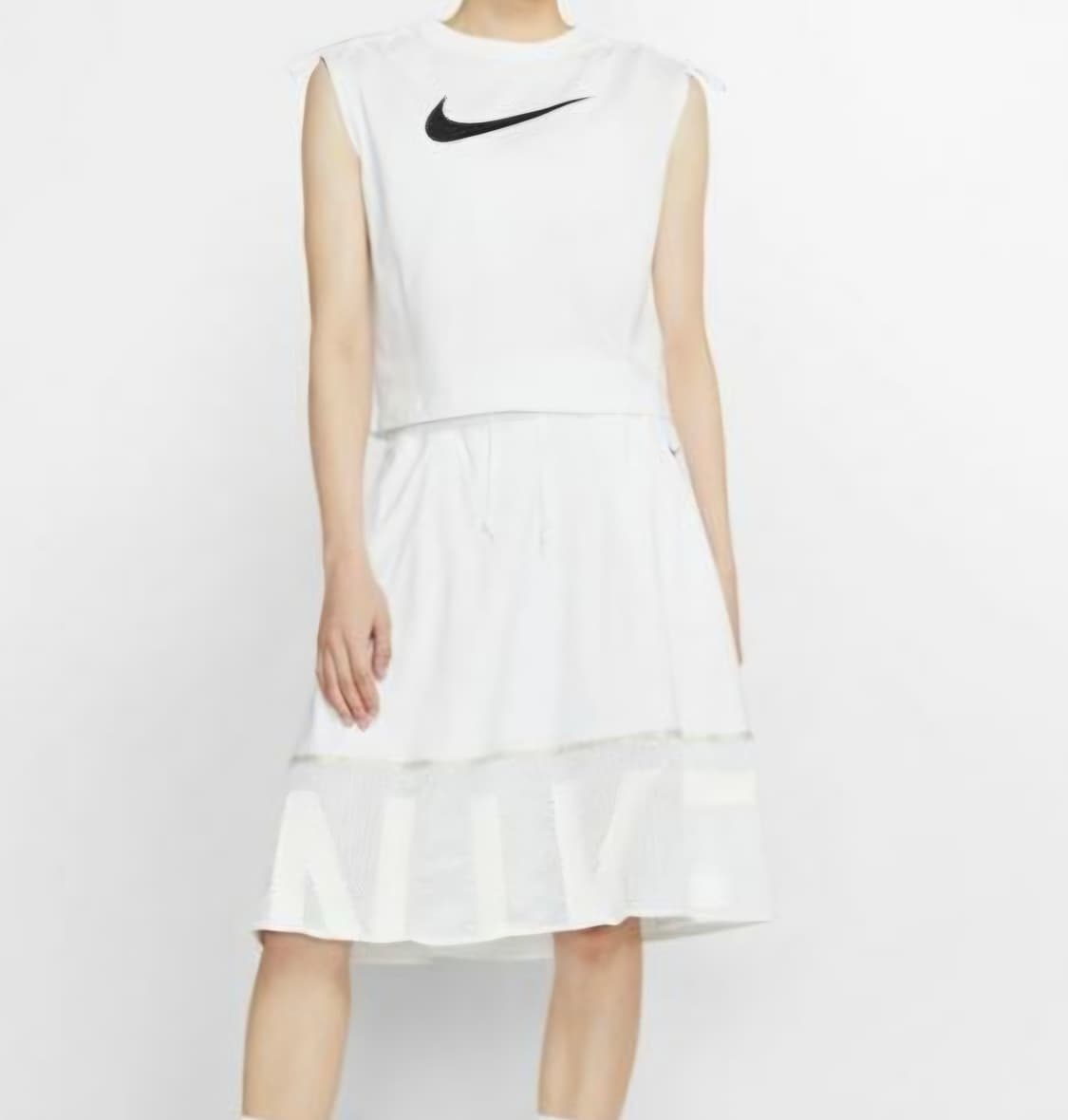 나이키 우먼스 SW 화이트 메쉬 스커트 상품이미지7