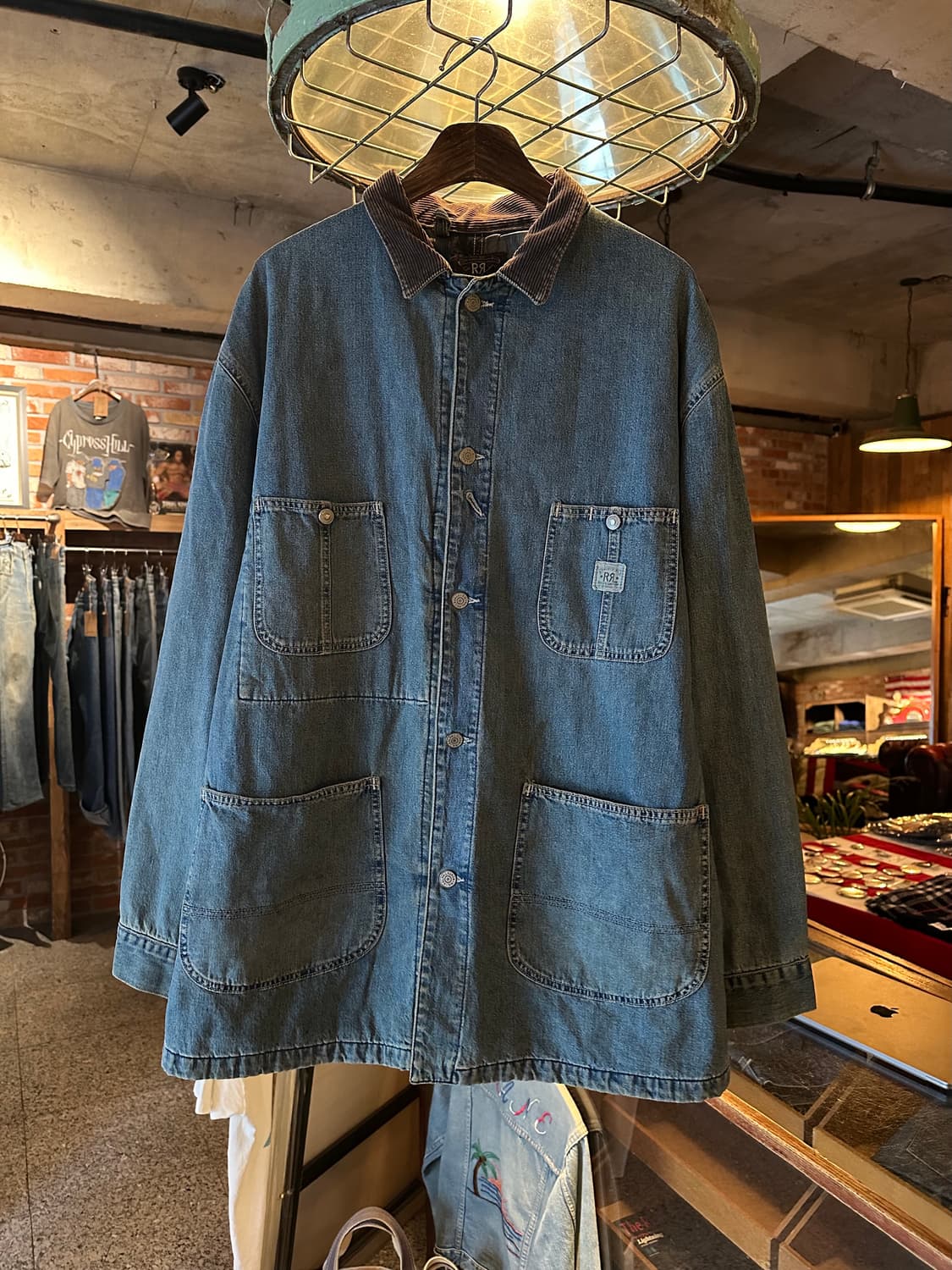  90s USA RRL 빈티지 더블알엘 데님 초어 자켓 상품이미지2