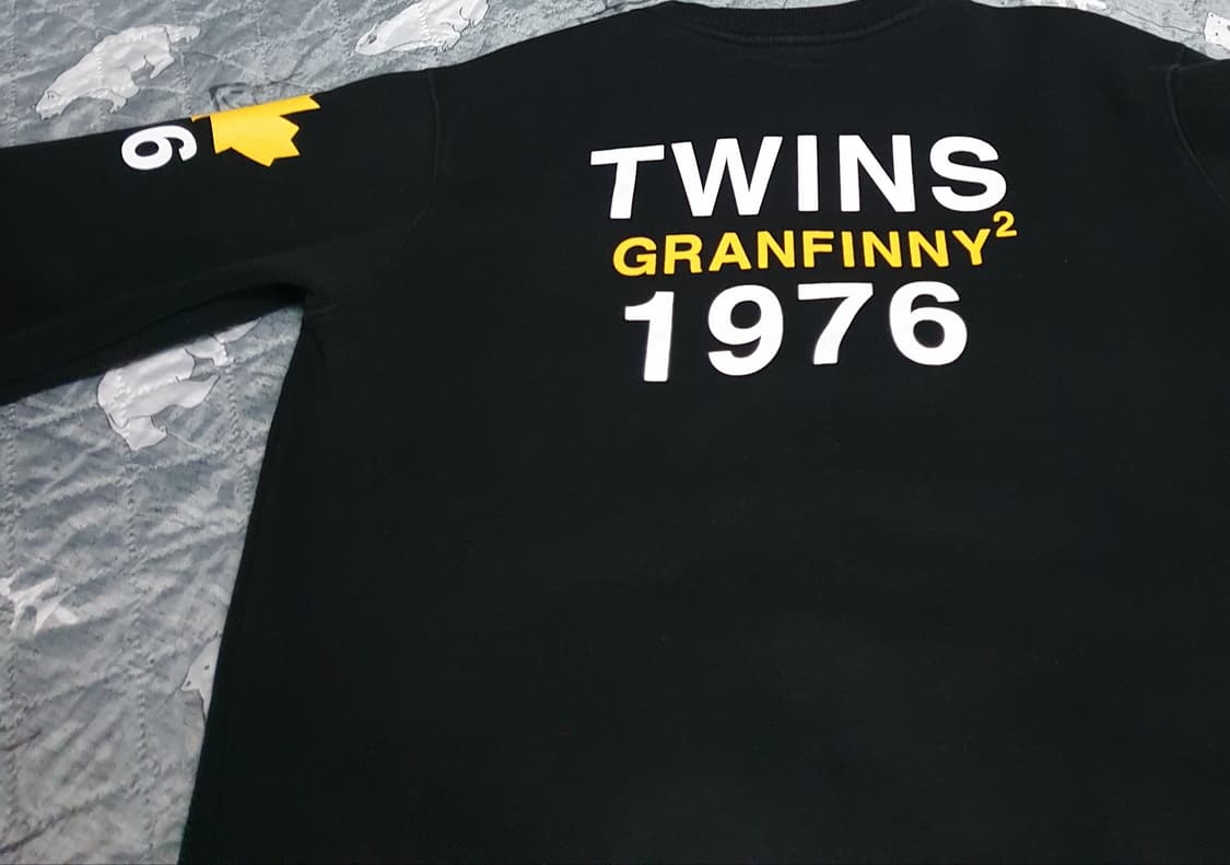 그랜피니 캐나다 기모 맨투맨 블랙 (M) 상품이미지3