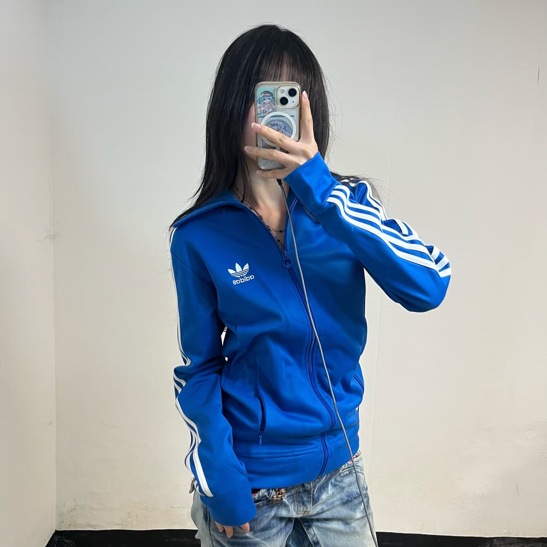 Adidas blue Europa track jacket 상품이미지2
