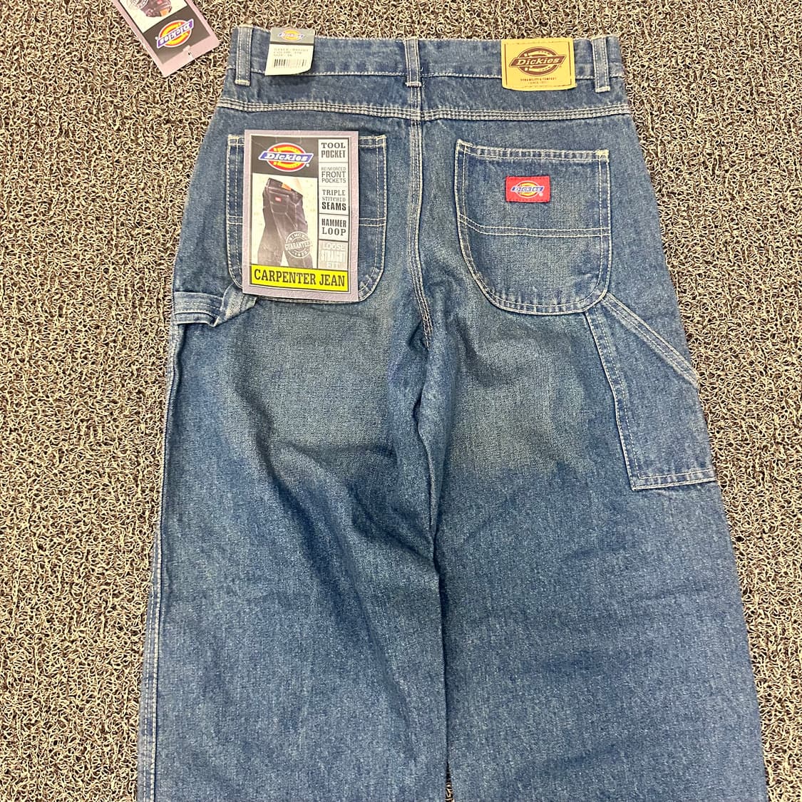 [새상품] Dickies 디키즈 공용 데님 와이드 팬츠 28인치 상품이미지5