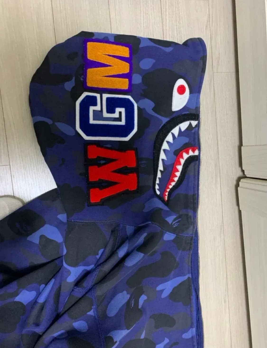 베이프 청계 샤크 후드집업 판매 상품이미지1