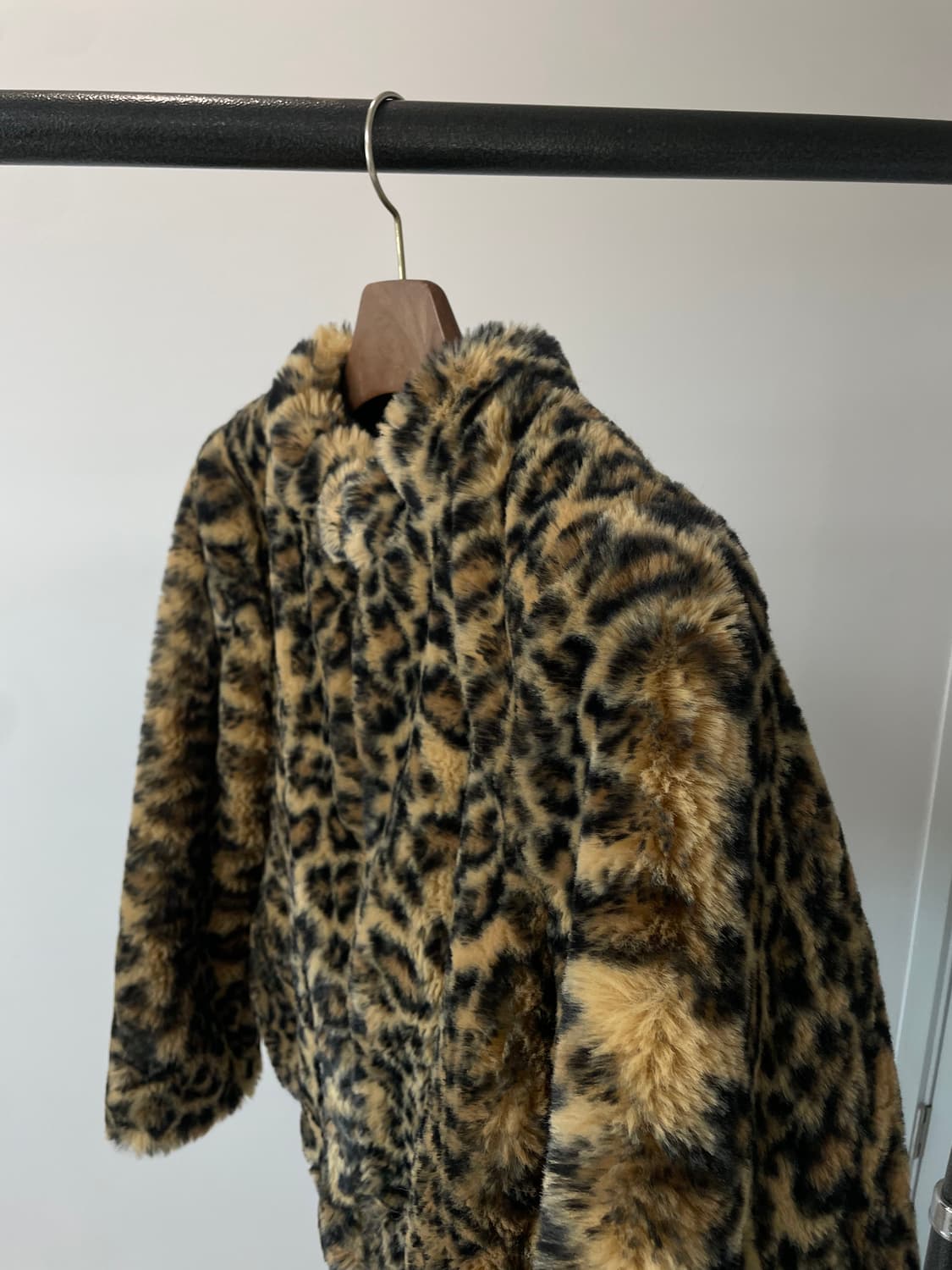 (L) Zara trf 자라 레오파드 호피 페이크 퍼 자켓 상품이미지3