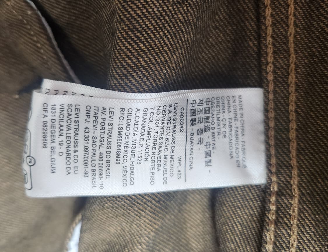 리바이스 스투시 크리스피 데님 XL 상품이미지4