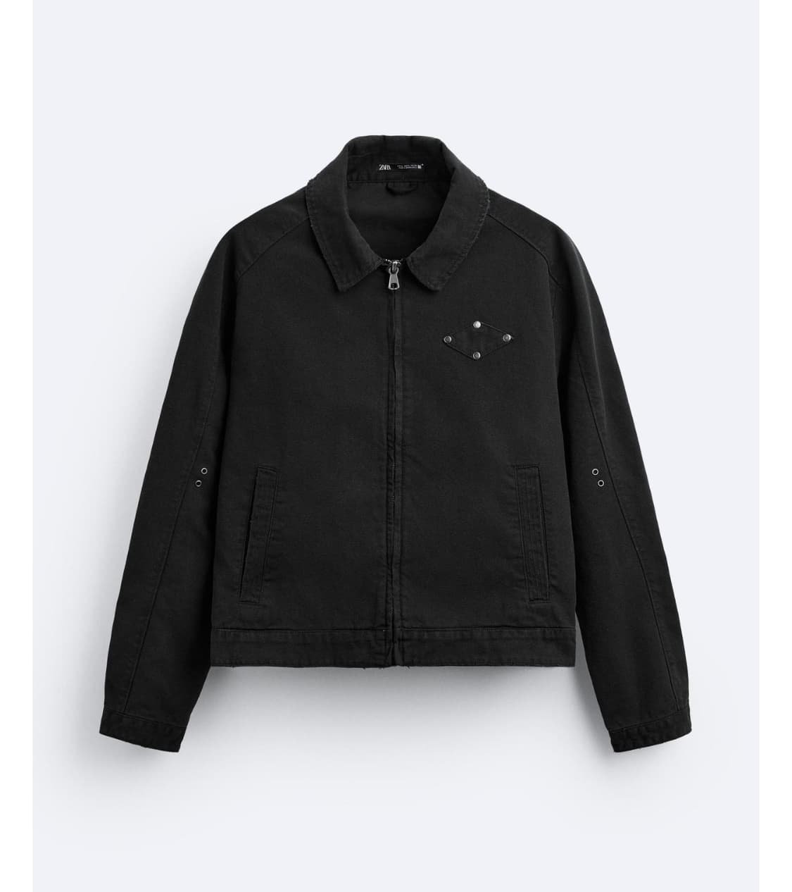 자라 스터드 디테일 재킷 4302/321 BLACK 상품이미지1
