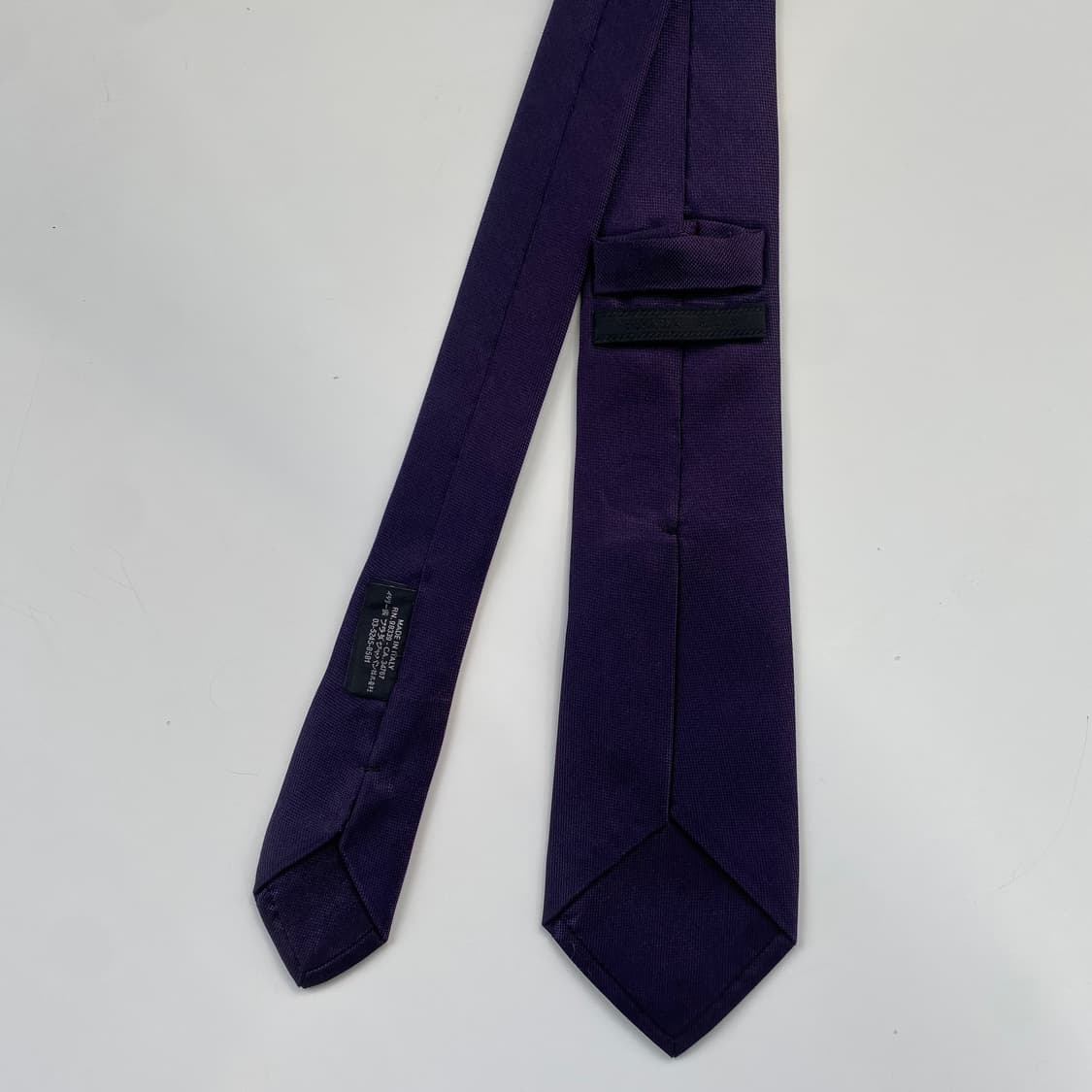 프라다 (PRADA) 퍼플 명품 정품 넥타이 상품이미지3