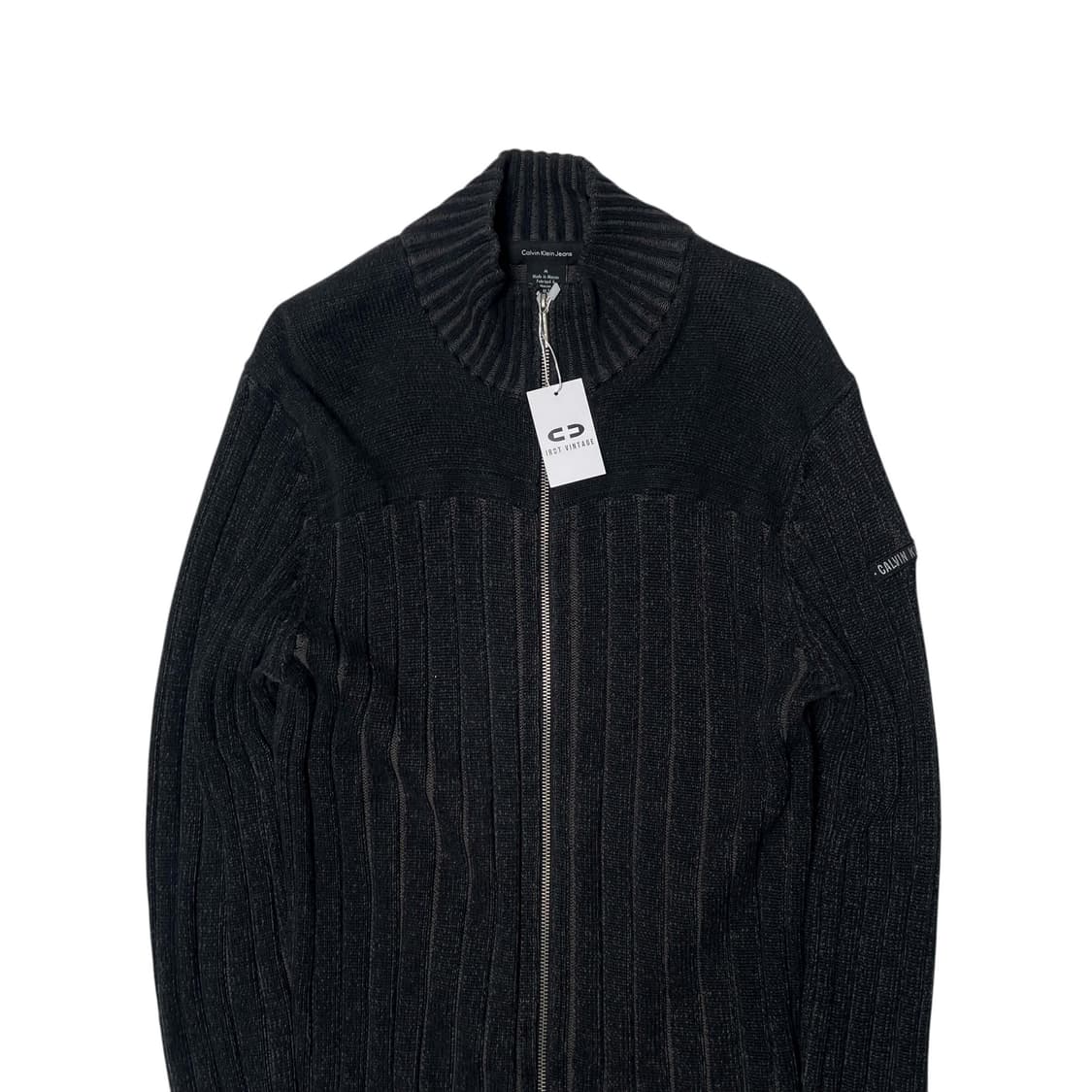 Calvin klein 스트라이프 니트 집업 자켓 상품이미지2