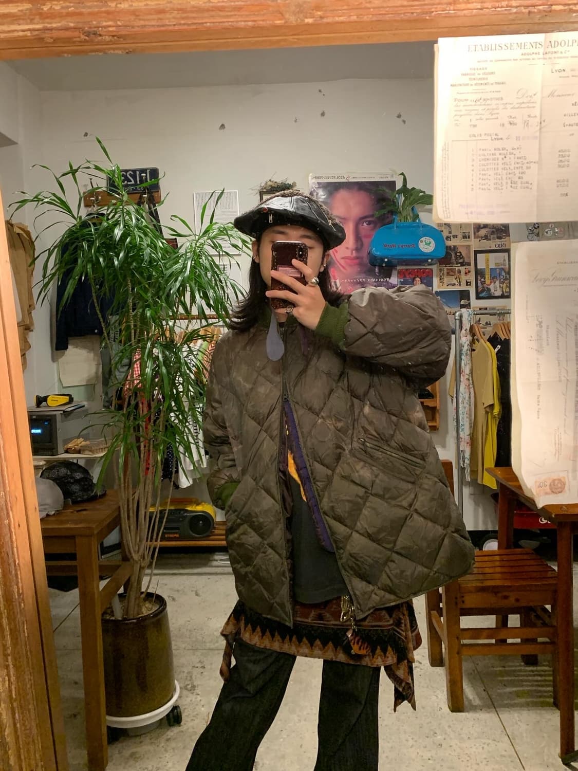 니들스 페이딩 퀼팅 자켓 상품이미지1