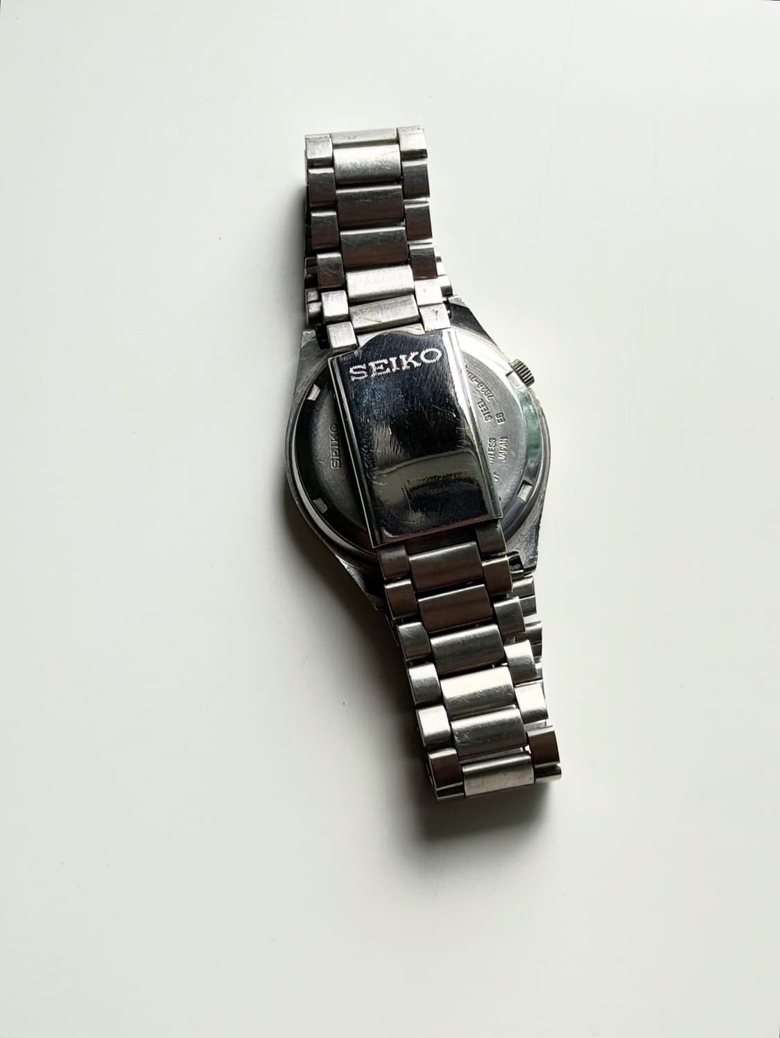 90s Seiko5 Autmatic Vintage Metal Watch 상품이미지5