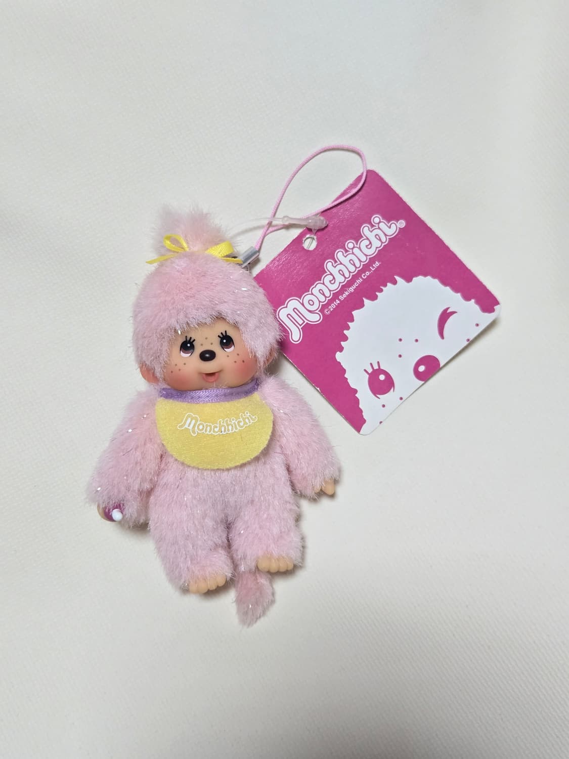 몬치치 핑크 빤짝이 키링 상품이미지1