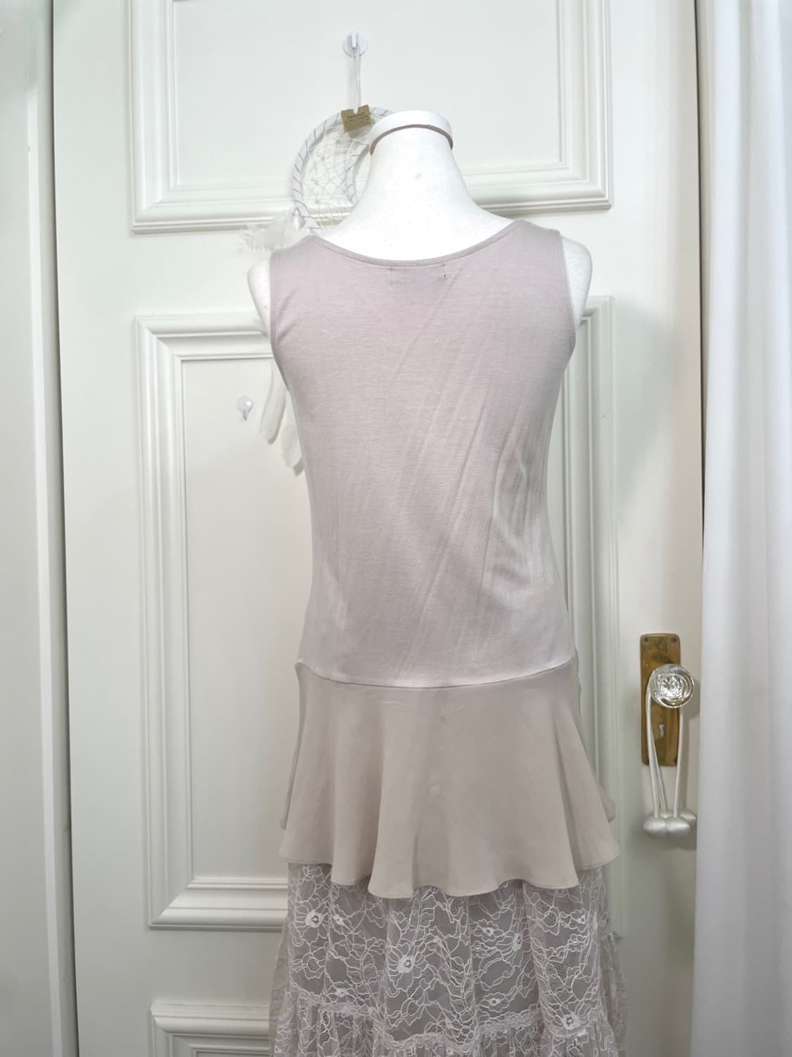 SM2 lavender gray bow point cardigan 상품이미지10