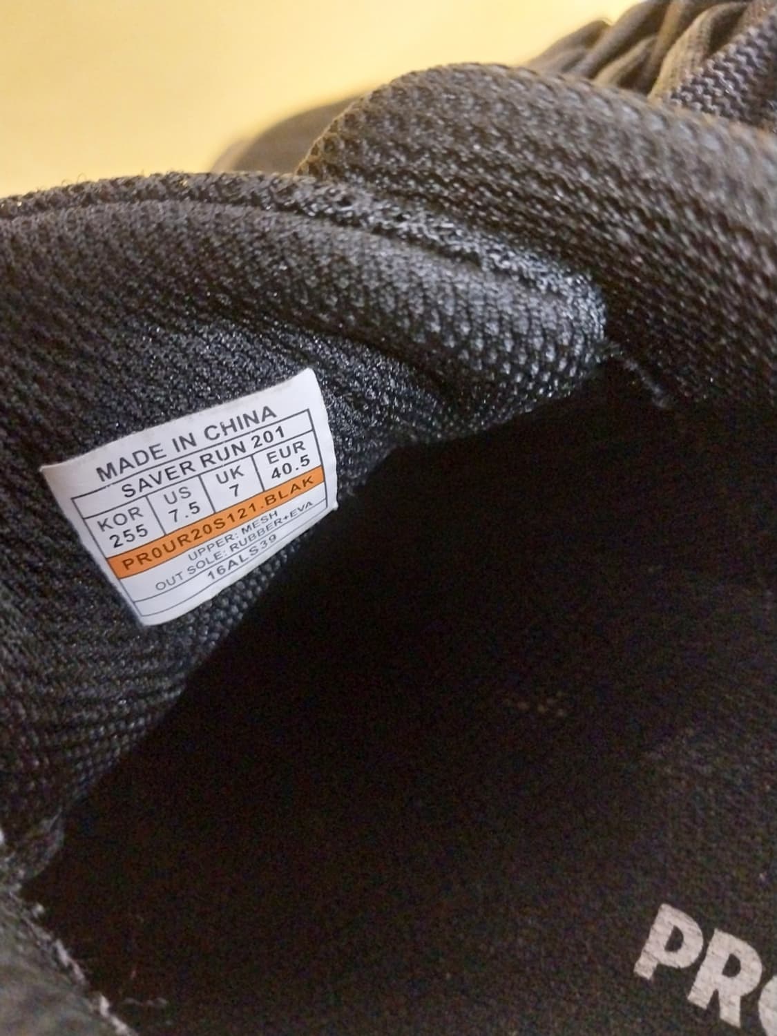 남성 프로스펙스 세이버런 런닝화, 운동화 (255) 상품이미지9