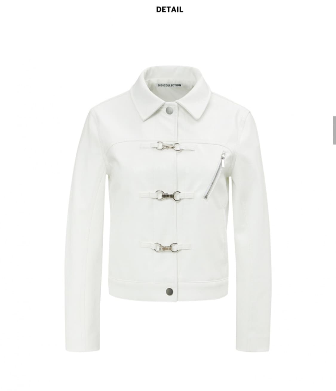 정가 224,000원) oioi 오아이오아이 코르셋 레더 자켓 상품이미지4