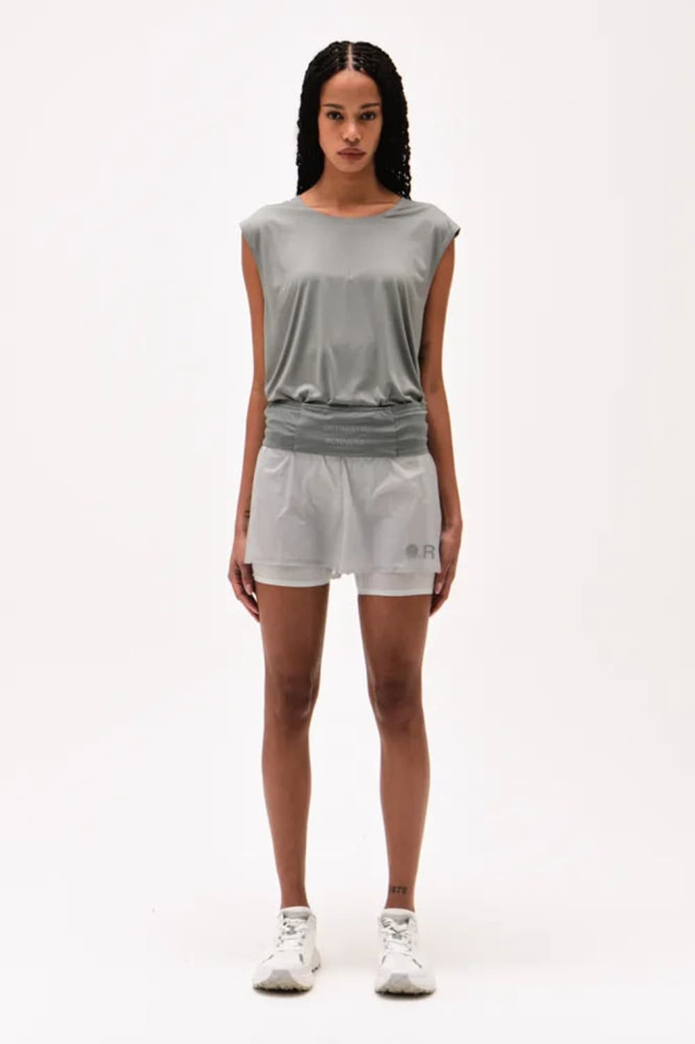 (새제품) 옵티미스틱 러너스 탱크탑 싱글렛 L 그레이 그래파이트 상품이미지6