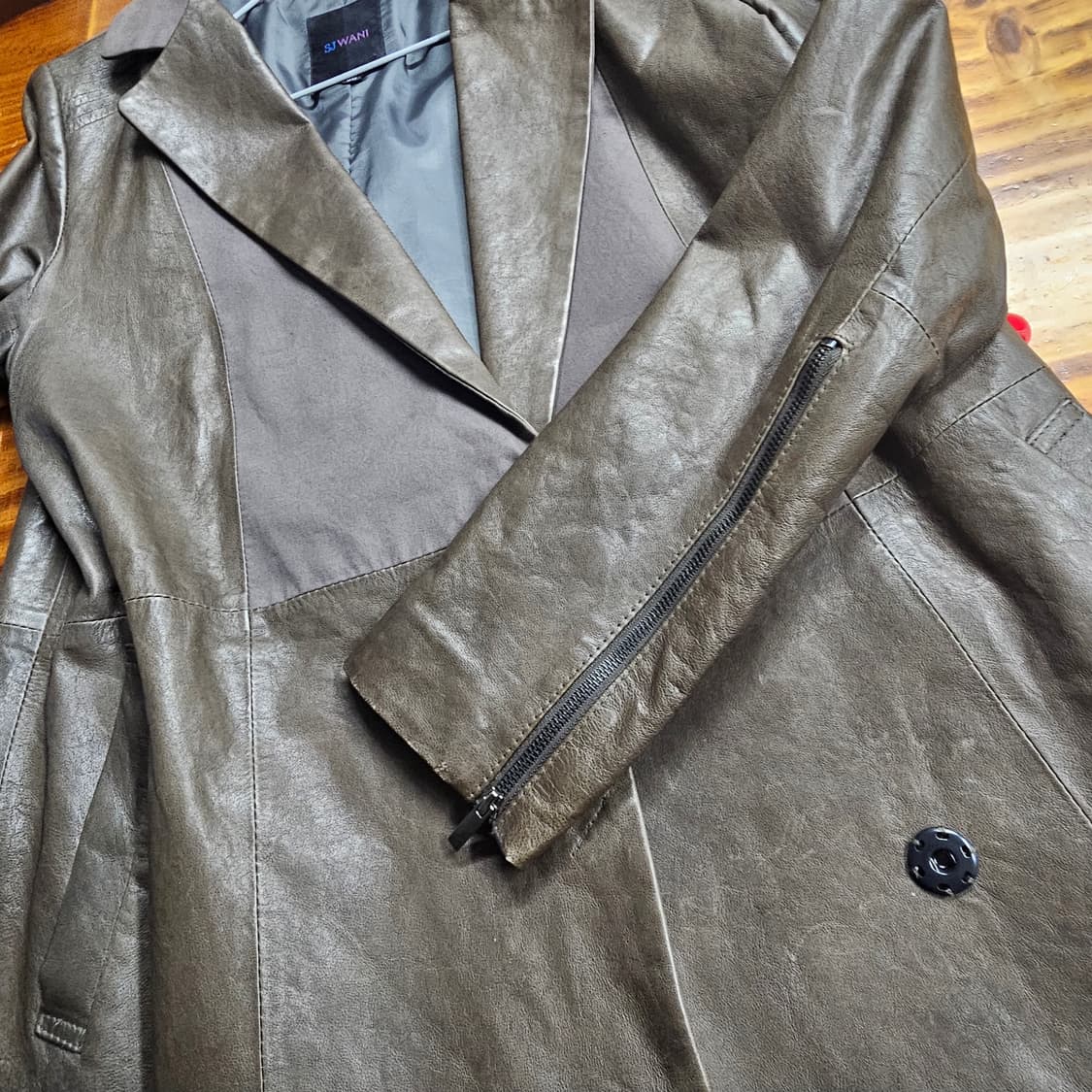 정품)66)손정완 이태리 양가죽 자켓 상품이미지9