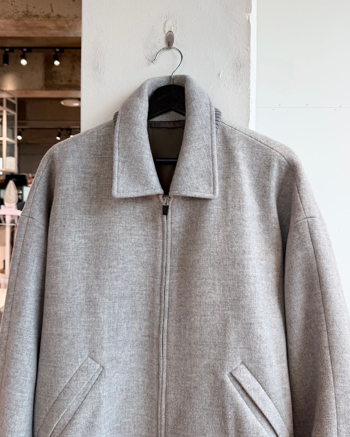 피어 오브 갓 x 에르메네질도 제냐 그레이 울 쇼트 자켓  상품이미지3