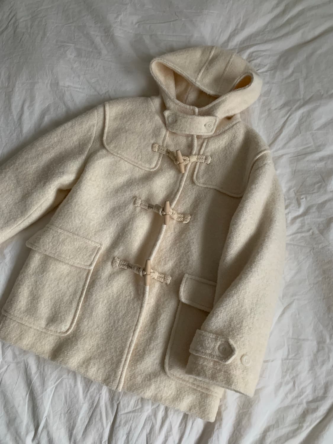 화이트 떡볶이 코트 상품이미지2