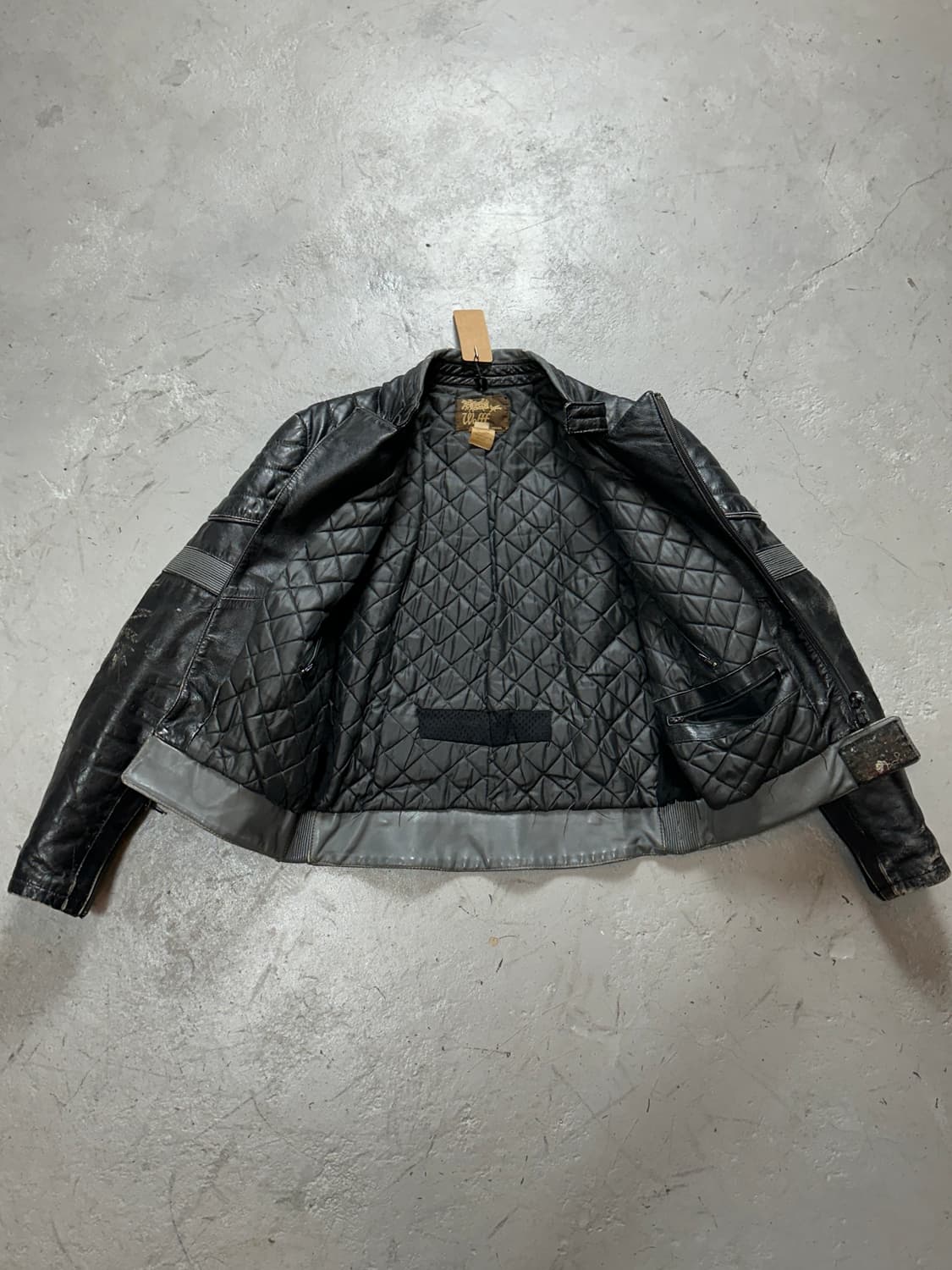 00's 빈티지 디스 레더 자켓 빈티지 레더 자켓 라이더 상품이미지7