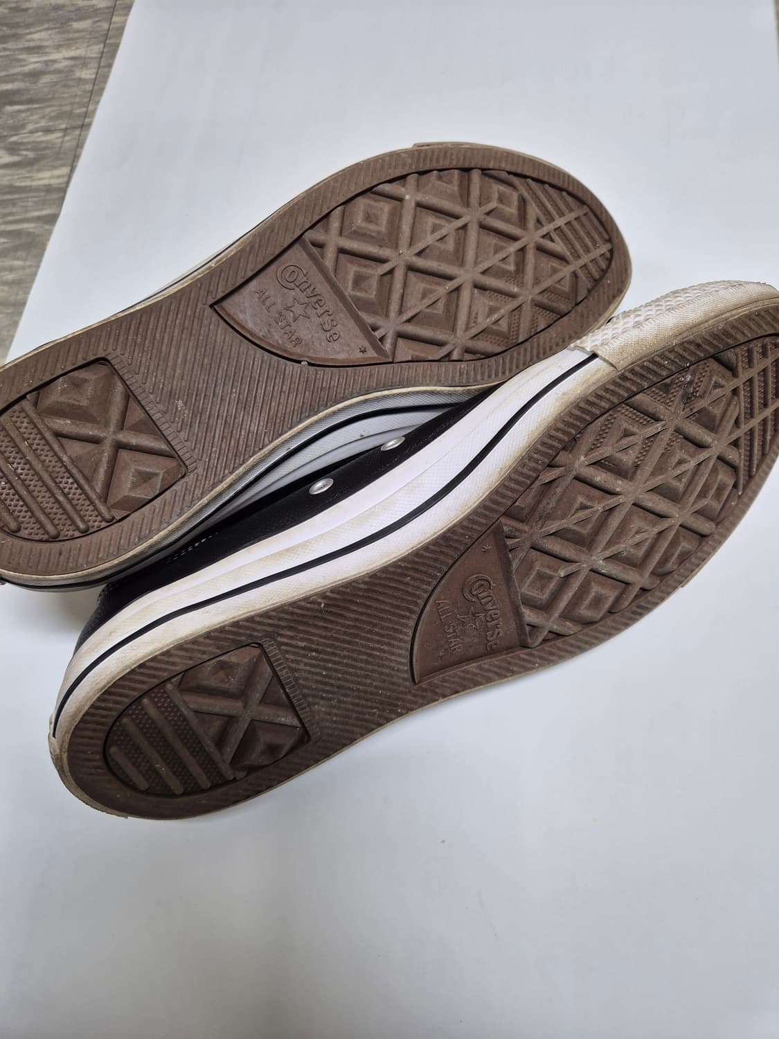 [270] 컨버스 올스타 척테일러 레더 블랙 로우 상품이미지6