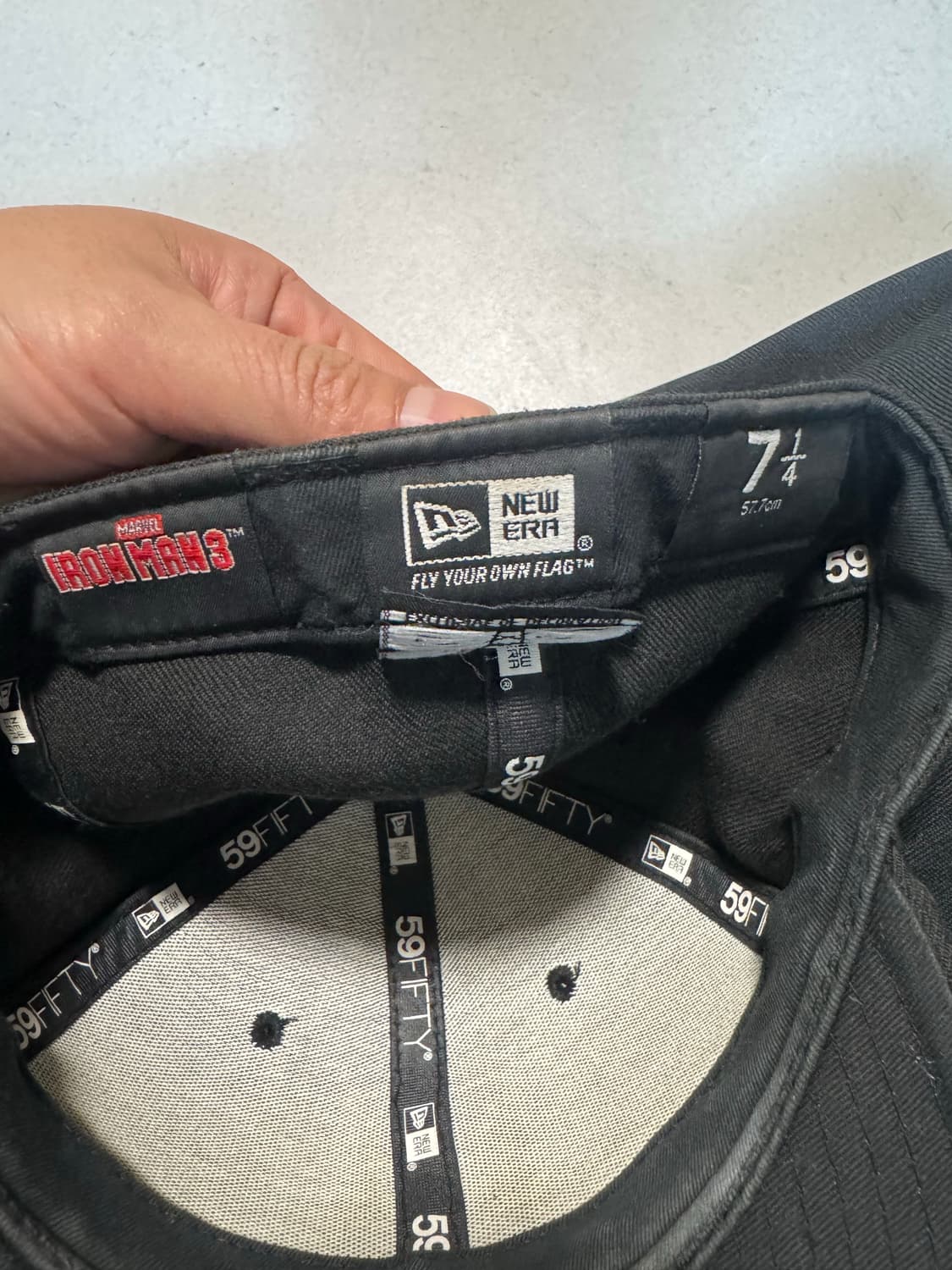 마블 x 뉴에라 콜라보 아이언맨 스냅백 블랙 모자 볼캡 상품이미지4