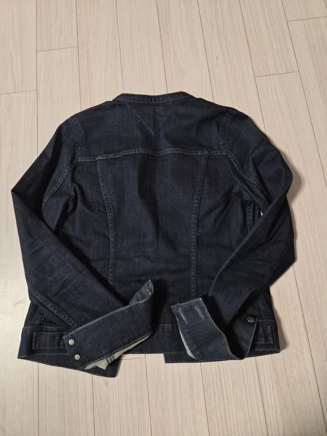 타미힐피거 노카라 생지 데님 자켓 (85-160사이즈) 상품이미지5