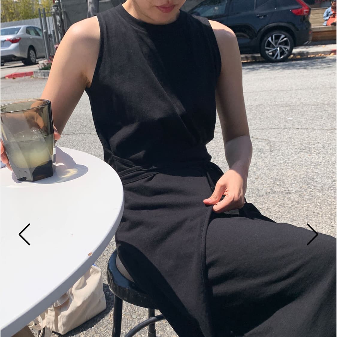 헤이그(Haag) 이지 드레이프 원피스 프리사이즈  상품이미지3