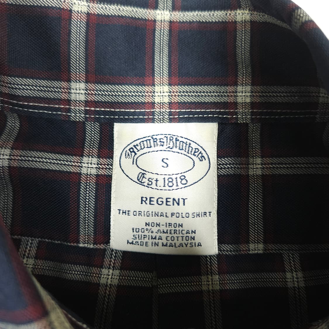 브룩스브라더스 체크 셔츠 상품이미지3