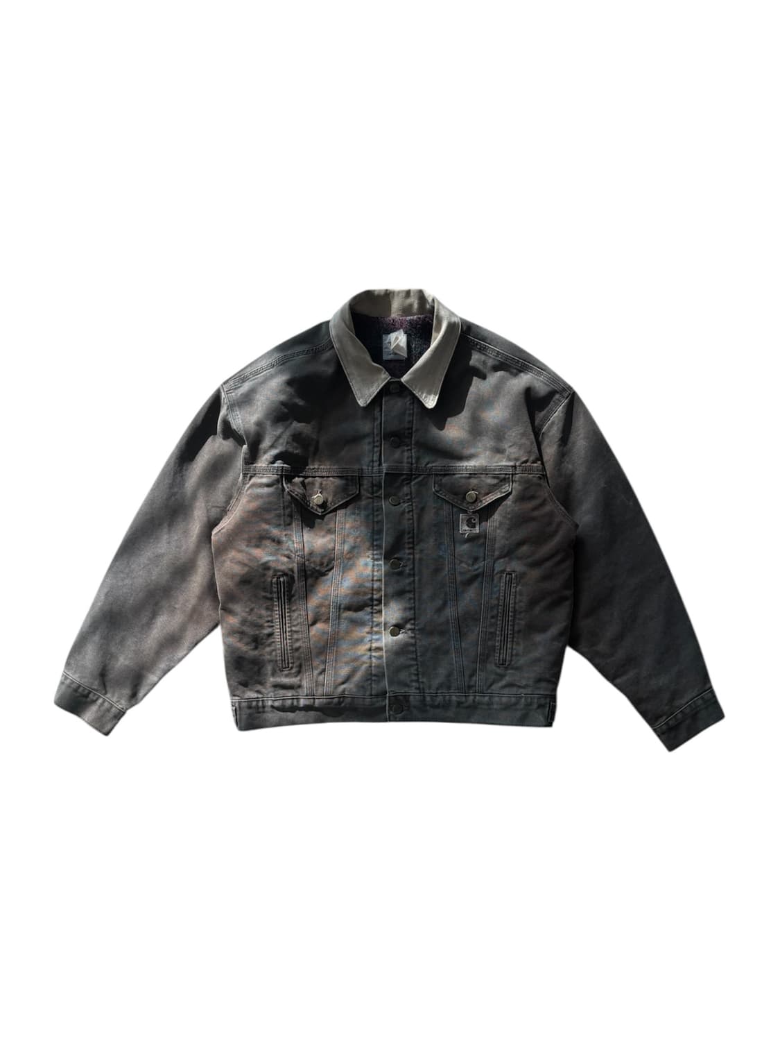 90s Carhartt Trucker Jacket Brown 상품이미지2