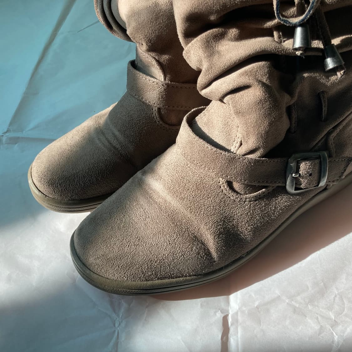 Vintage shirring fur boots 상품이미지6