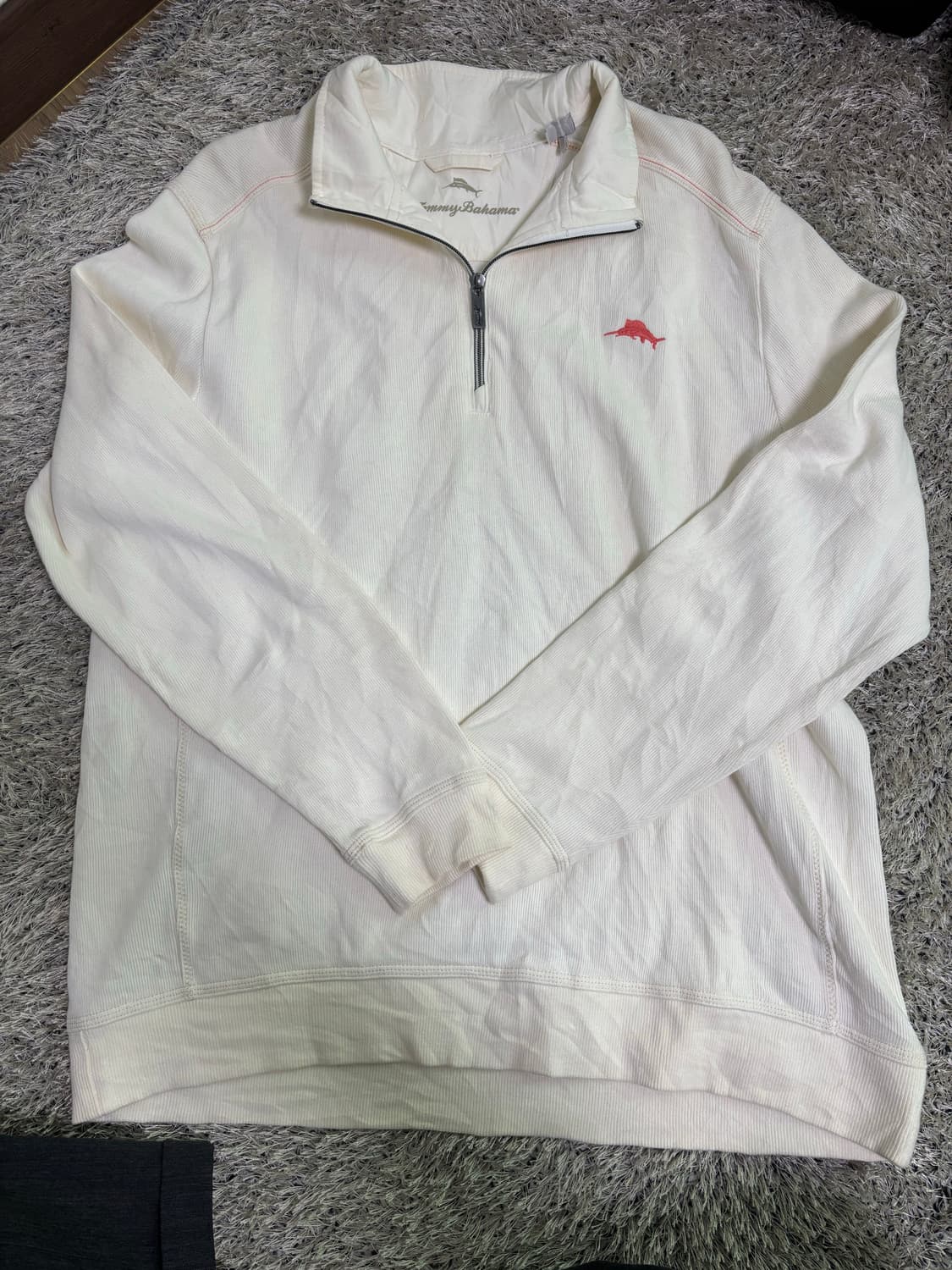 일본판 TOMMY BAHAMA 반집업 맨투맨 사이즈 105-110 상품이미지1